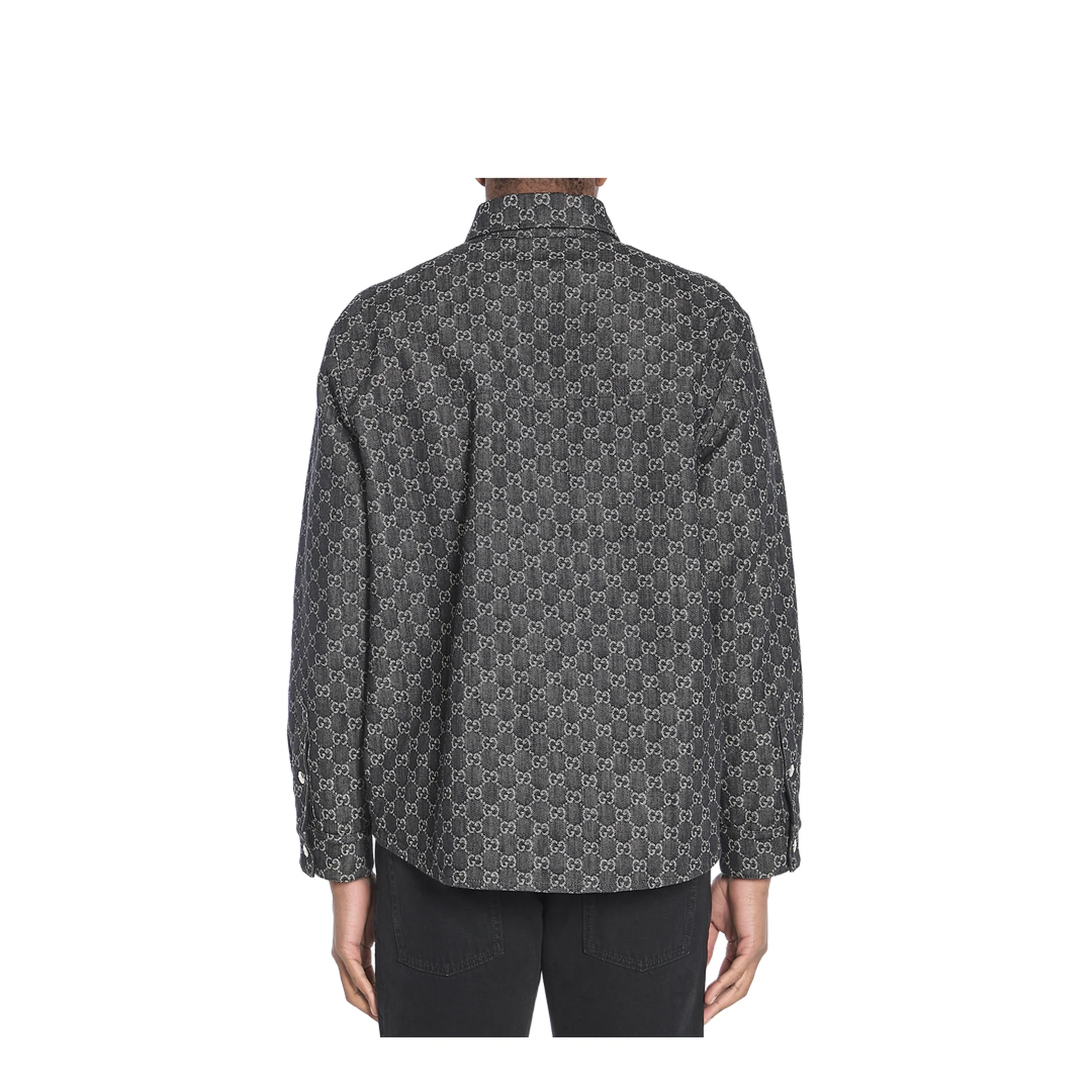 Embroidered Denim Shirt - Image 4