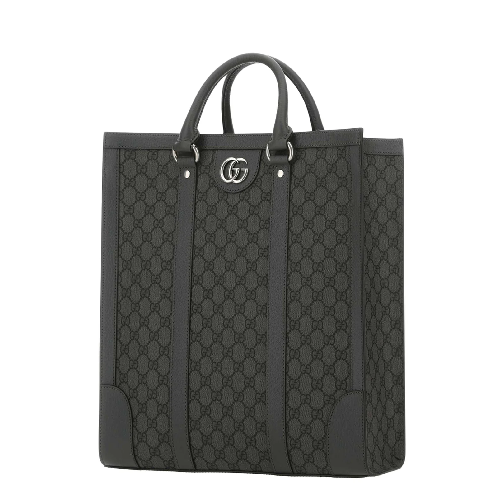 GG Supreme Fabric and Leather Ophidia Shopping Bag - Image 2