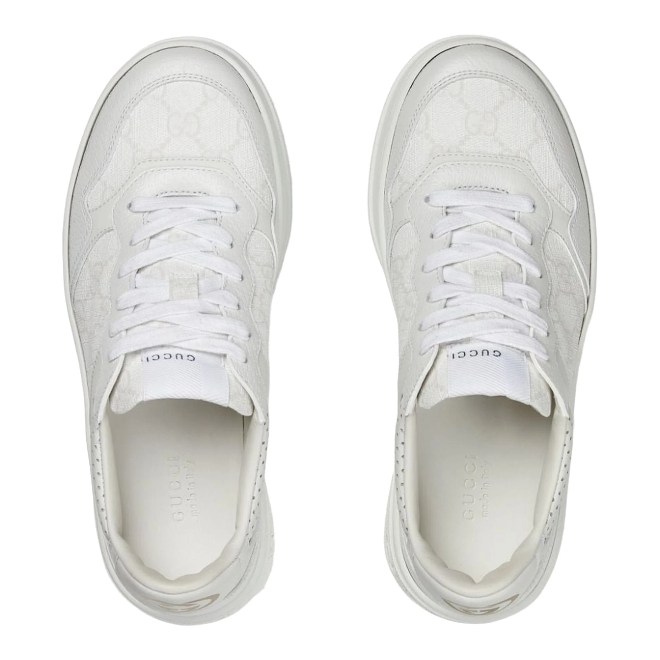 GG Trainer in White and Grey GG Supreme - Image 5