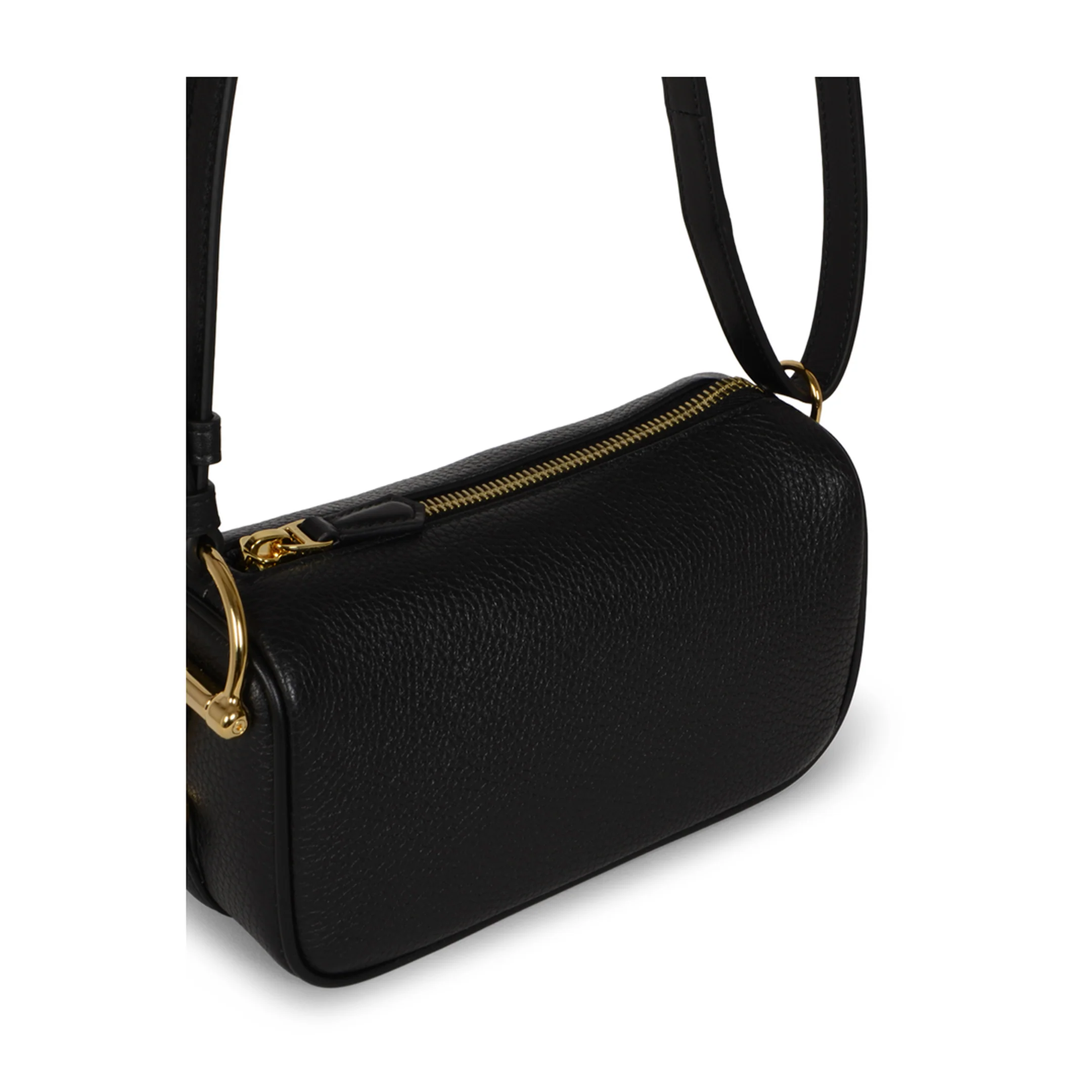 Half Horsebit Mini Bag in Black Leather - Image 4