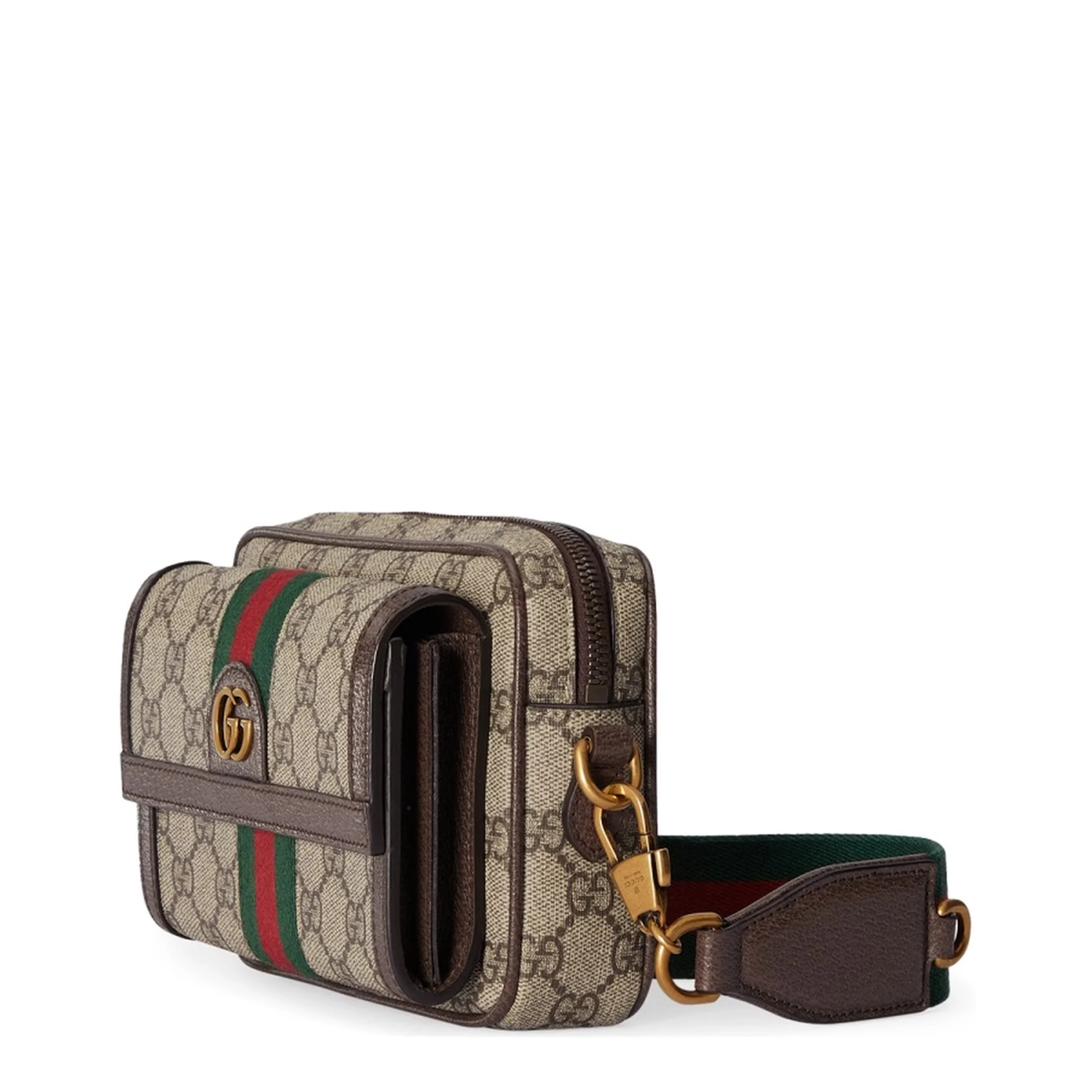 Ophidia Mini Canvas Bag - Beige - Image 5