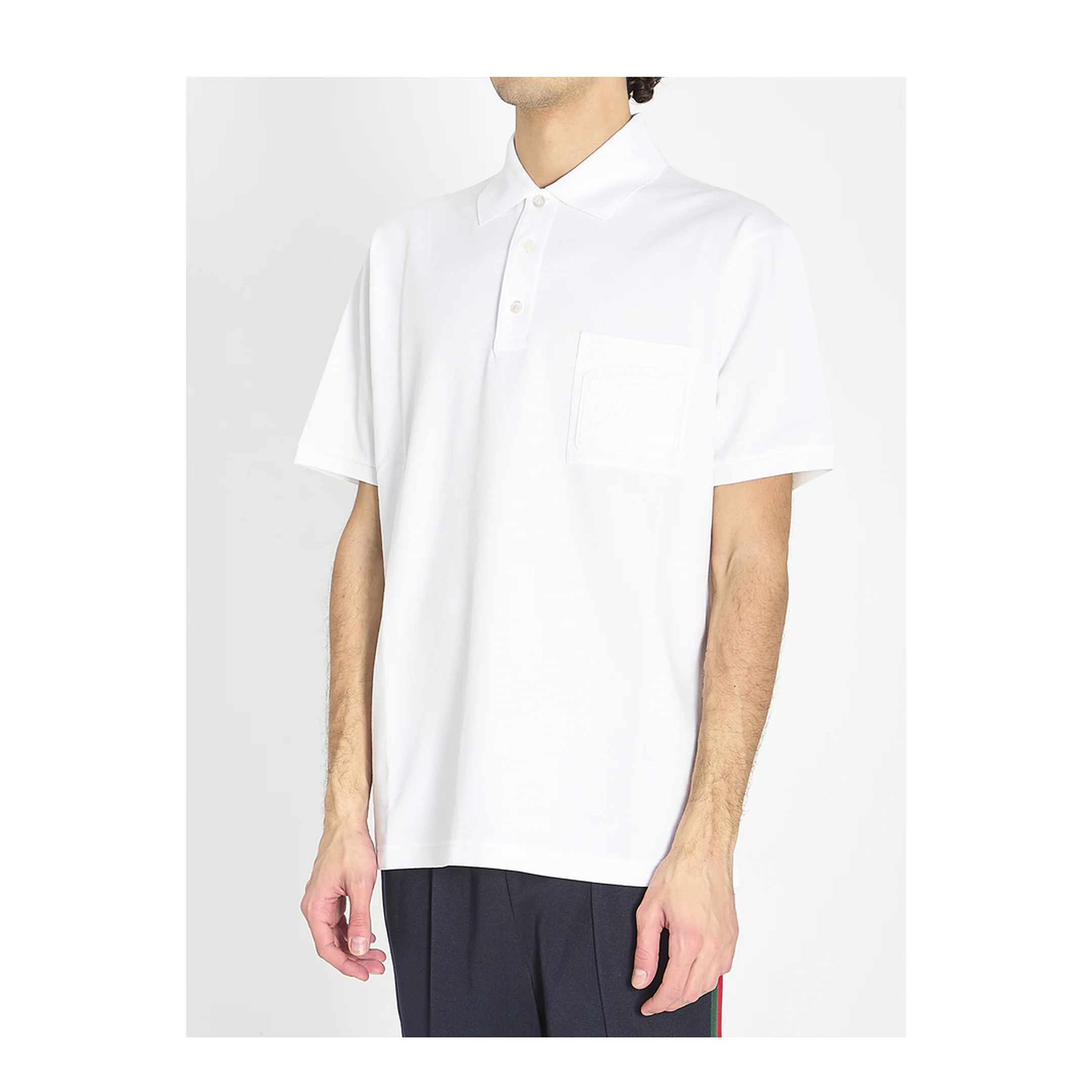Polo in Cotton Stretch Piqué - Image 2