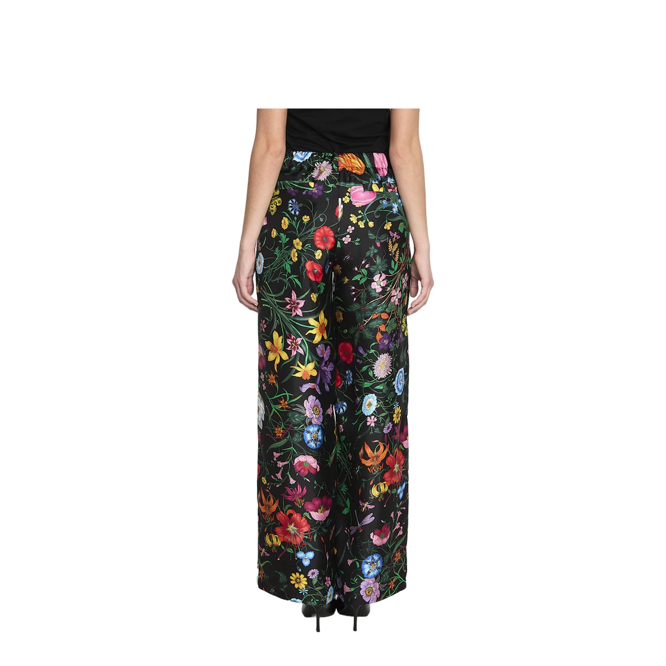 Printed Silk Twill Trousers - Image 4