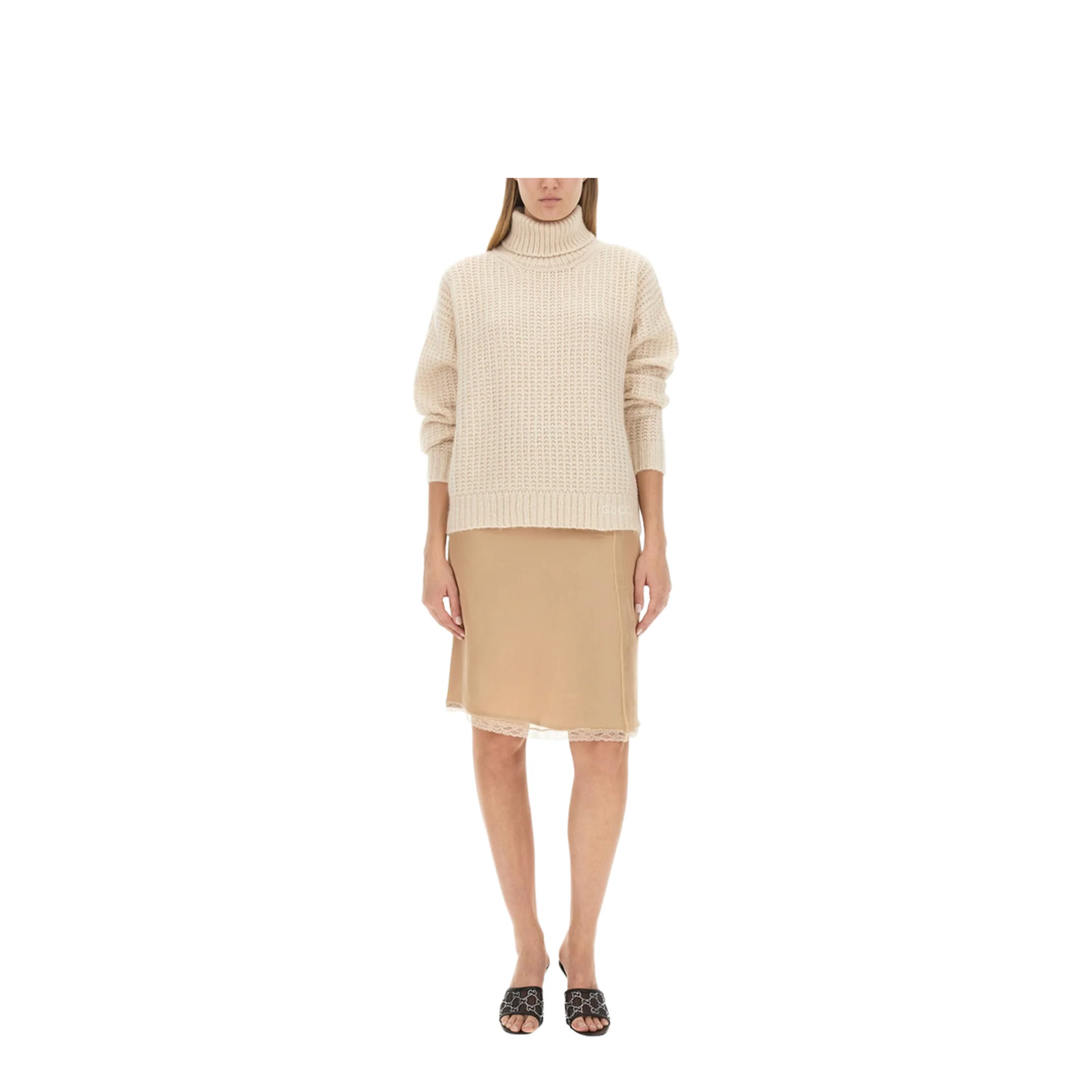 Silk Chiffon Skirt - Image 4