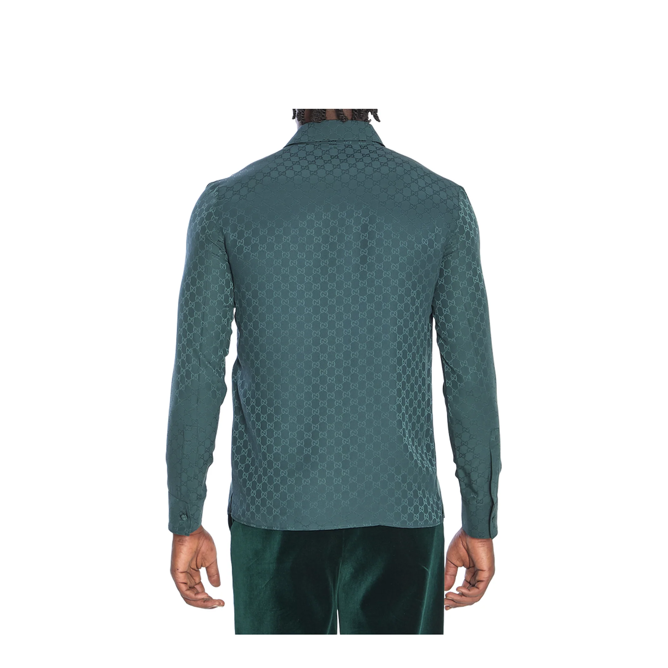 Silk Jacquard Shirt - Image 4