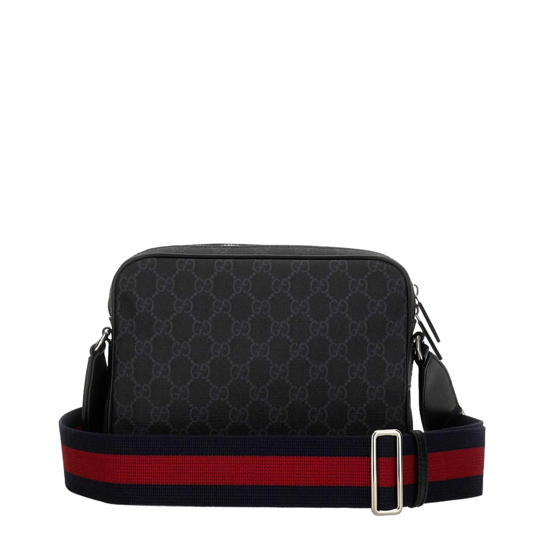 GG Black Small Leather Crossbody Bags - Black - Image 3