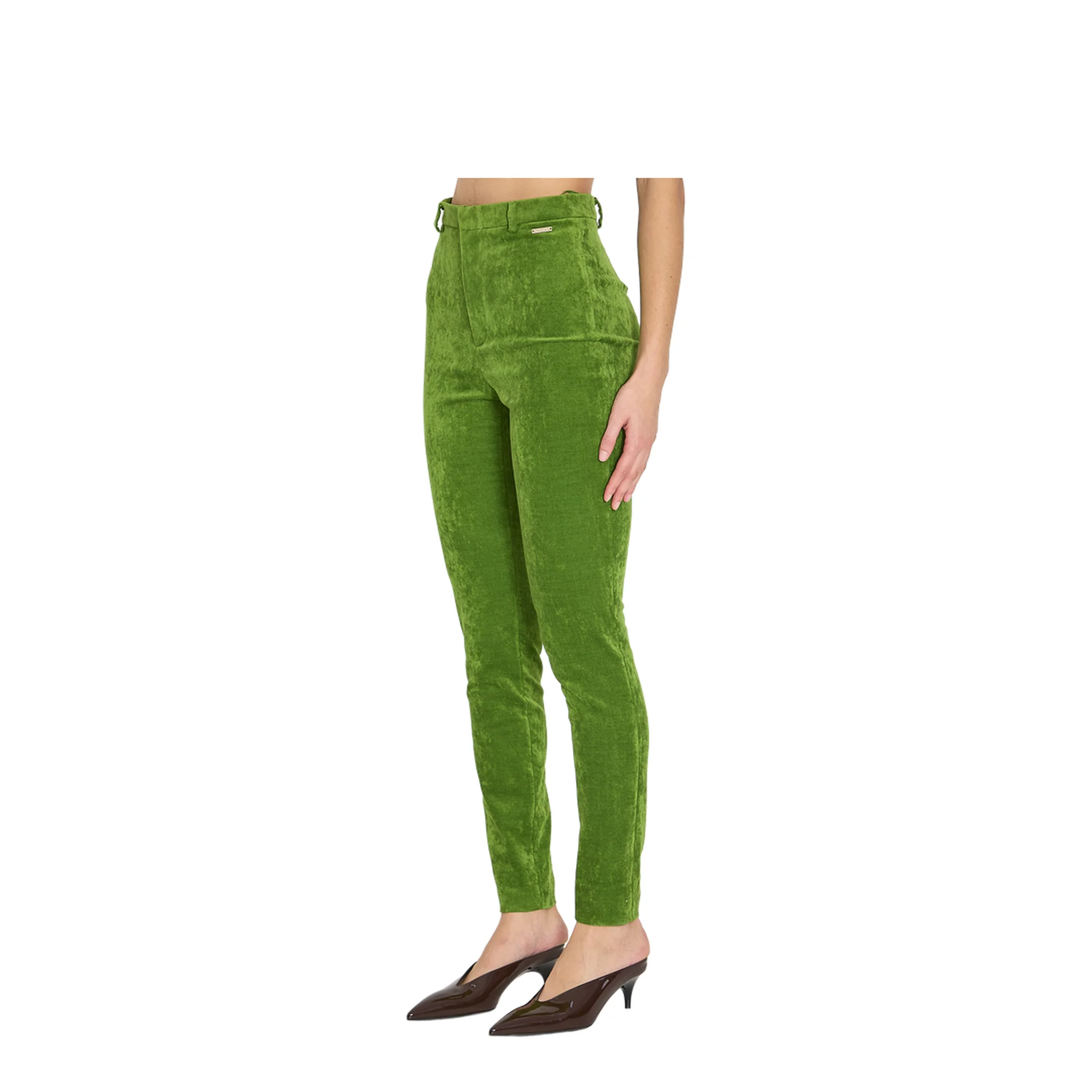 Stretch Velvet Leggings - Image 2