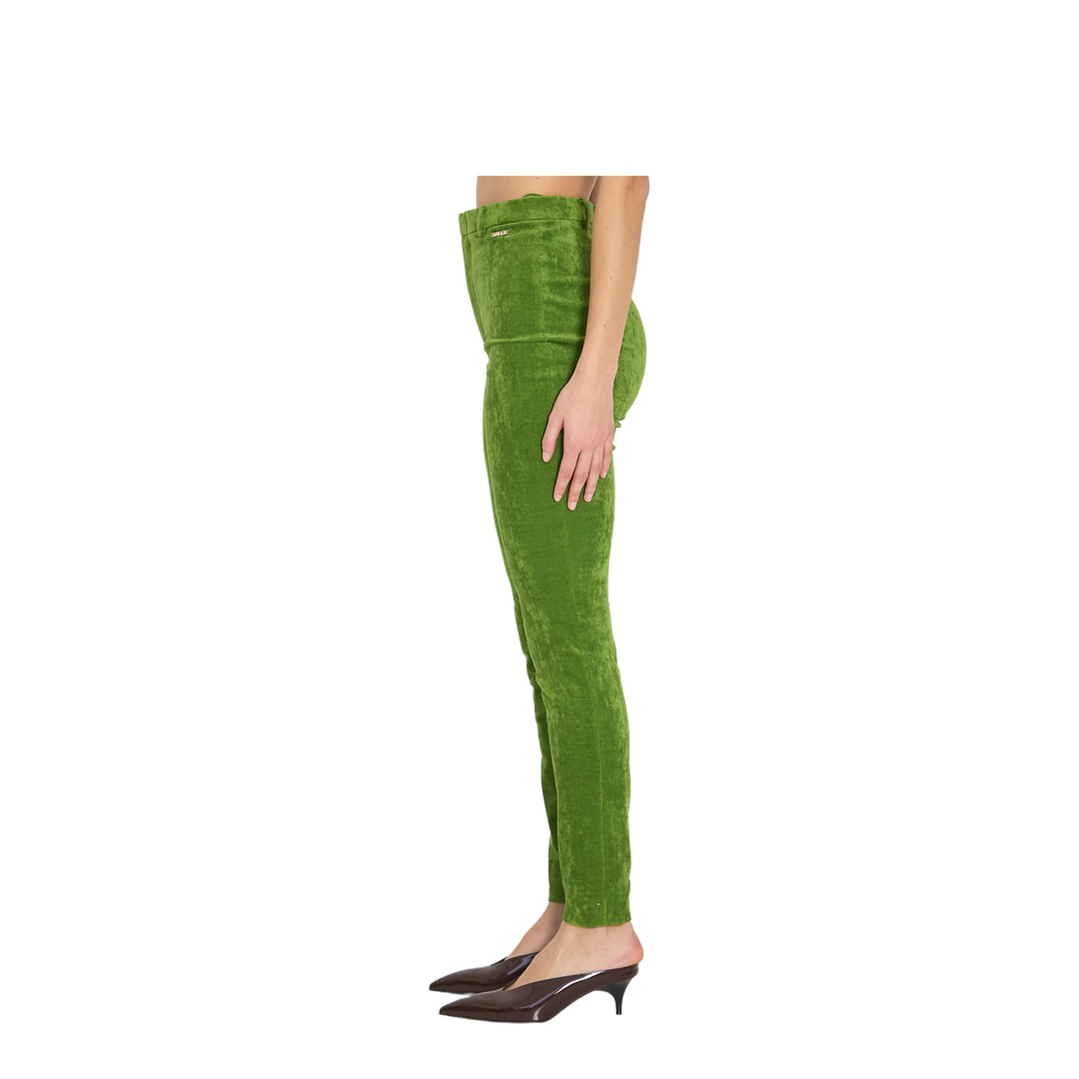 Stretch Velvet Leggings - Image 3