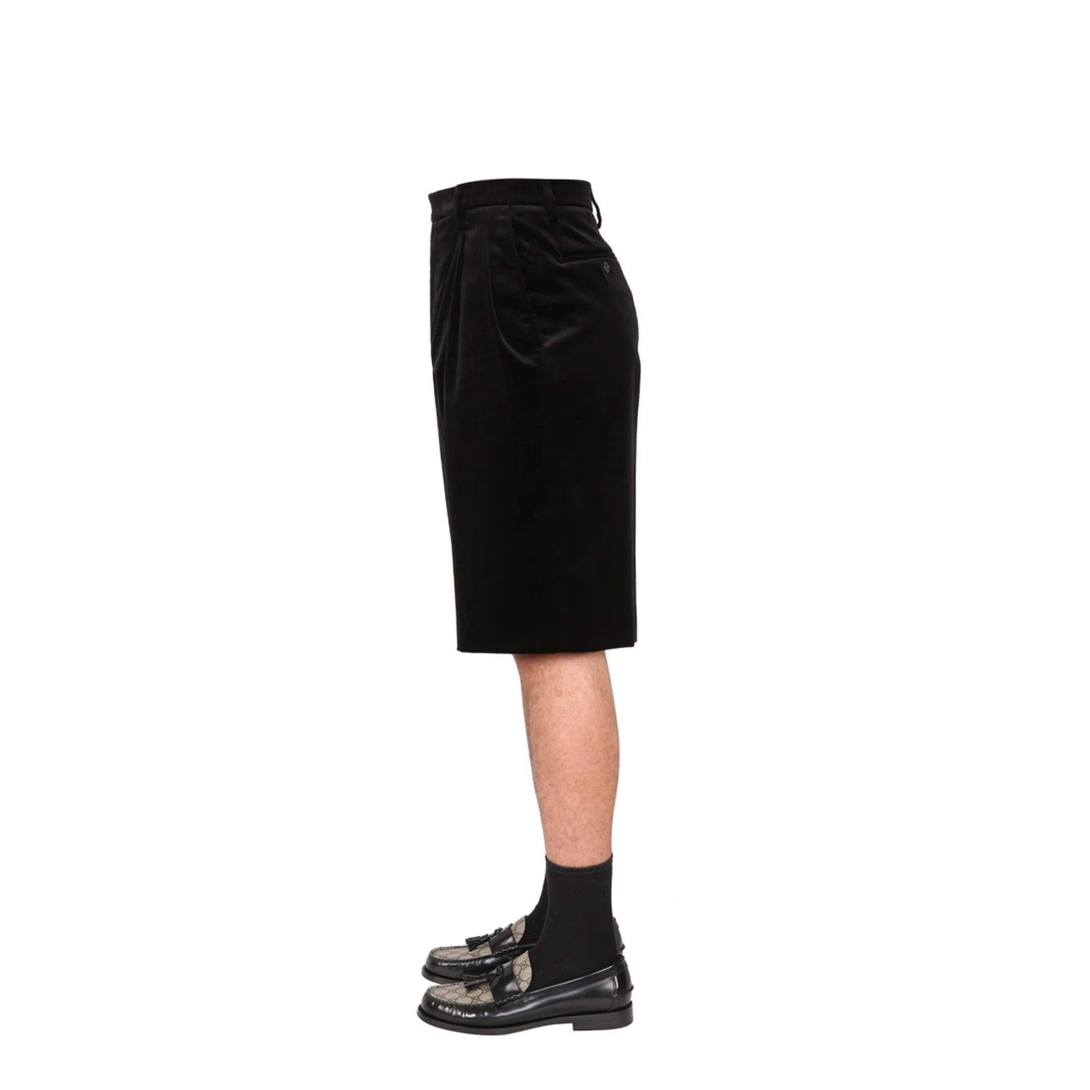 Stretch Velvet Shorts - Image 3