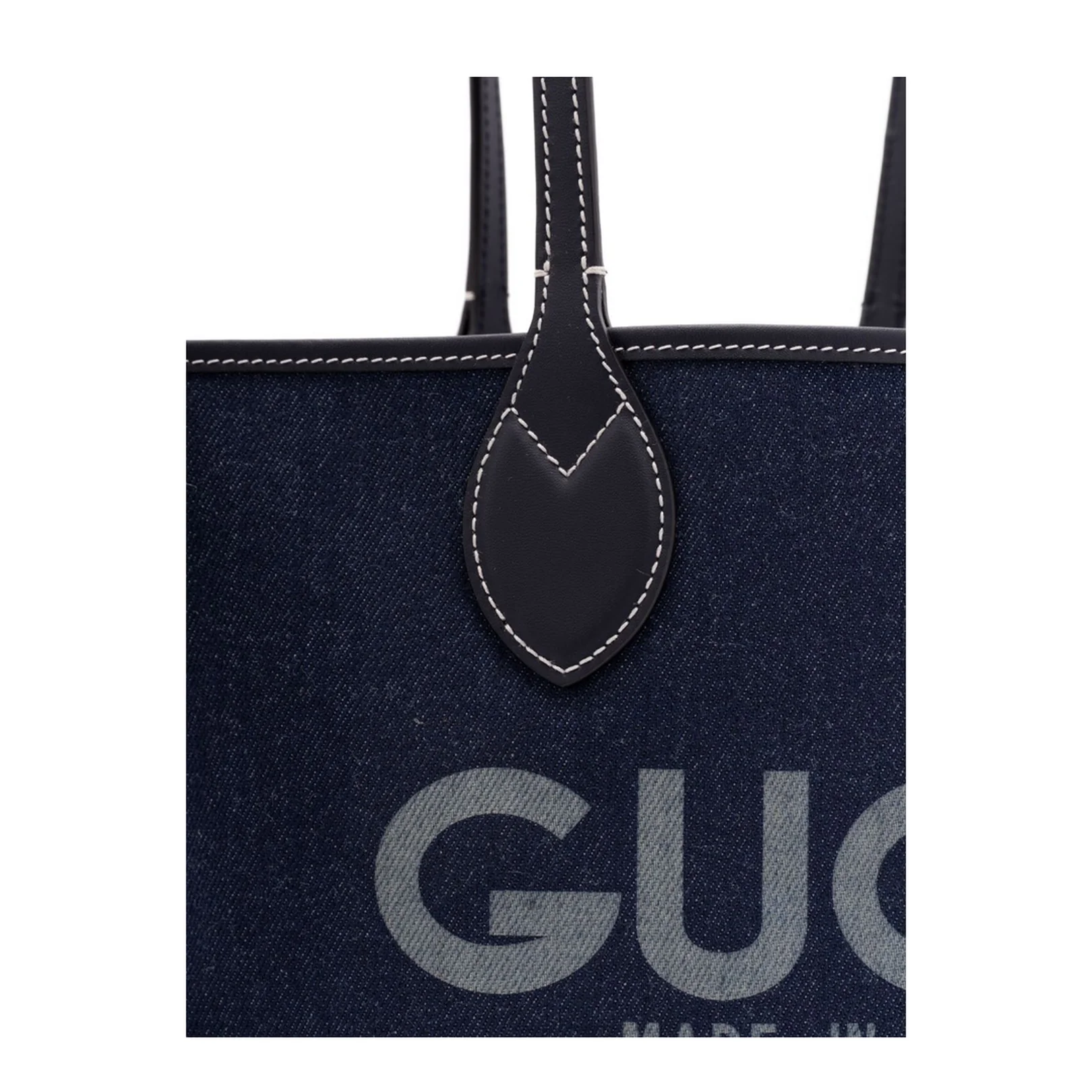 Totissima Large Denim Tote Bags - Blue - Image 5
