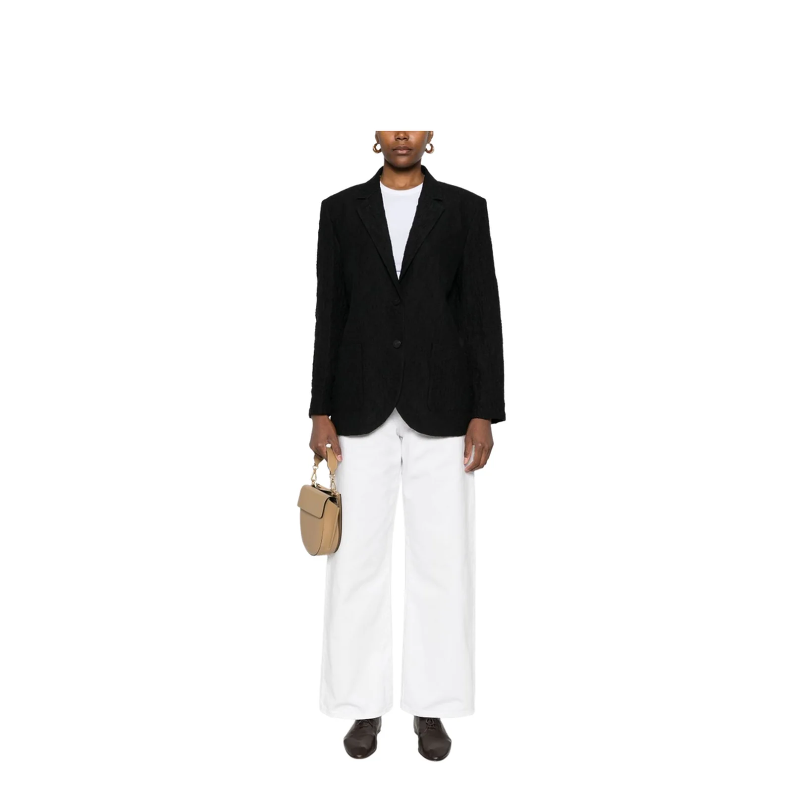 Cotton Blend Blazer Jacket - Image 2