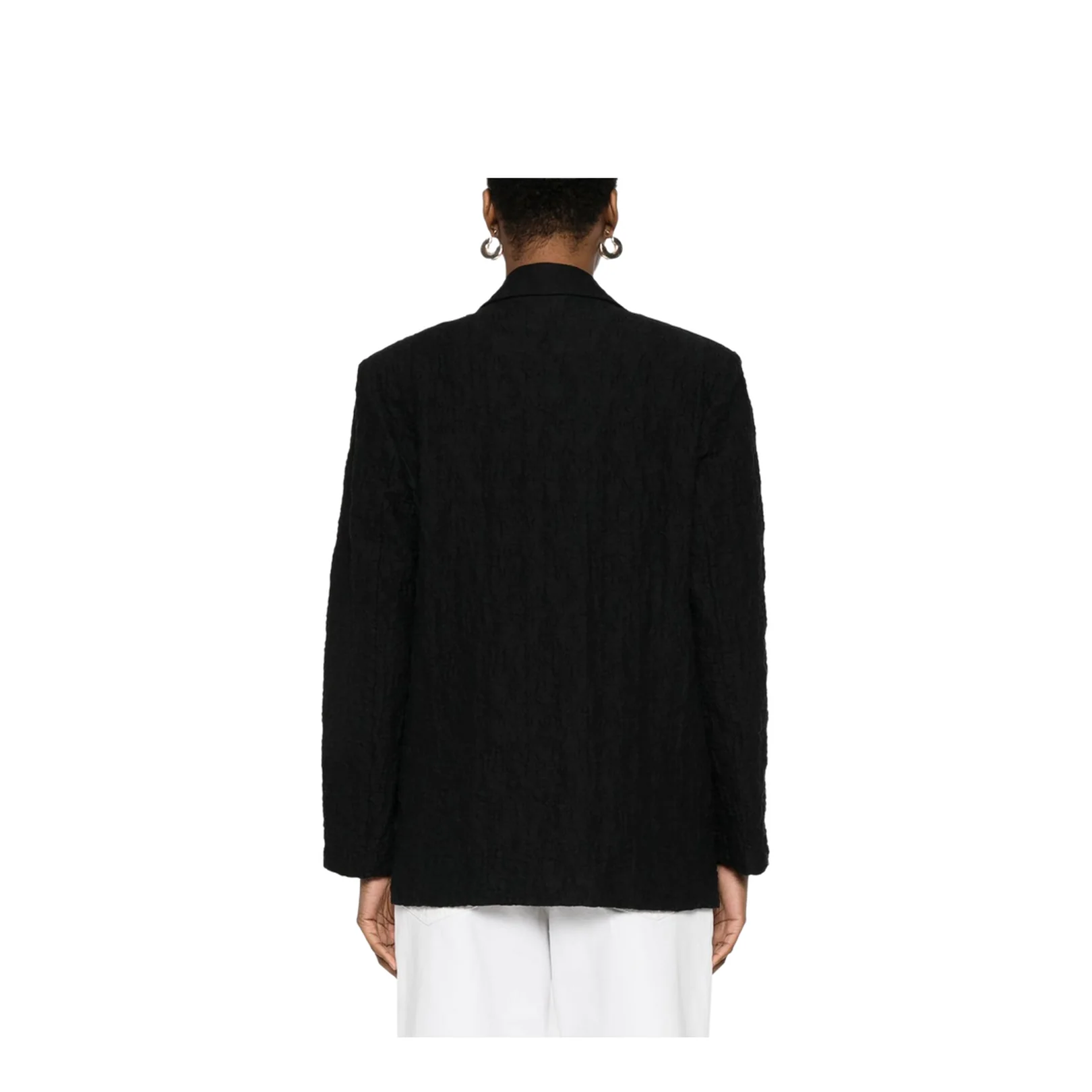 Cotton Blend Blazer Jacket - Image 3