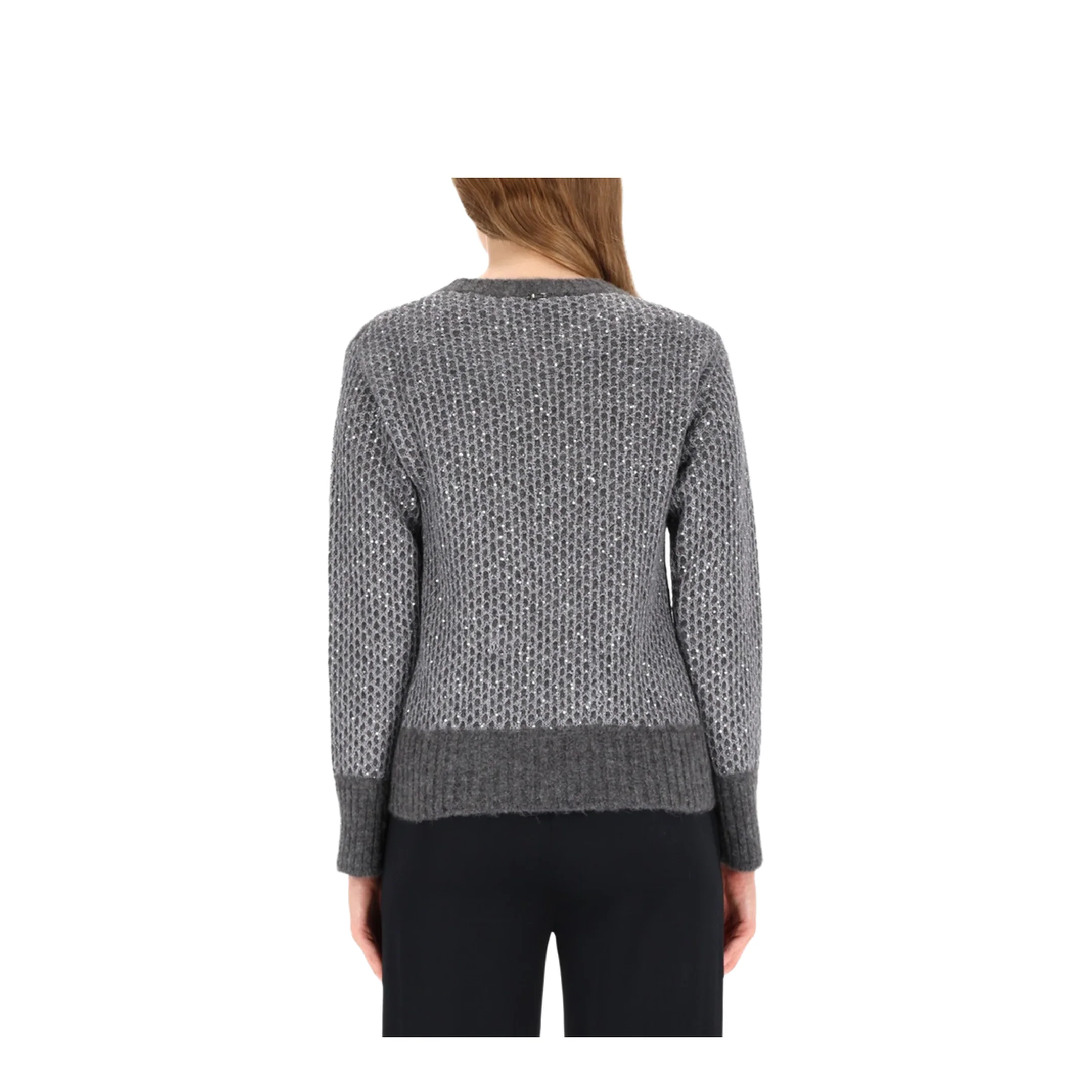Metallic Effect Sequin Jersey - Image 3