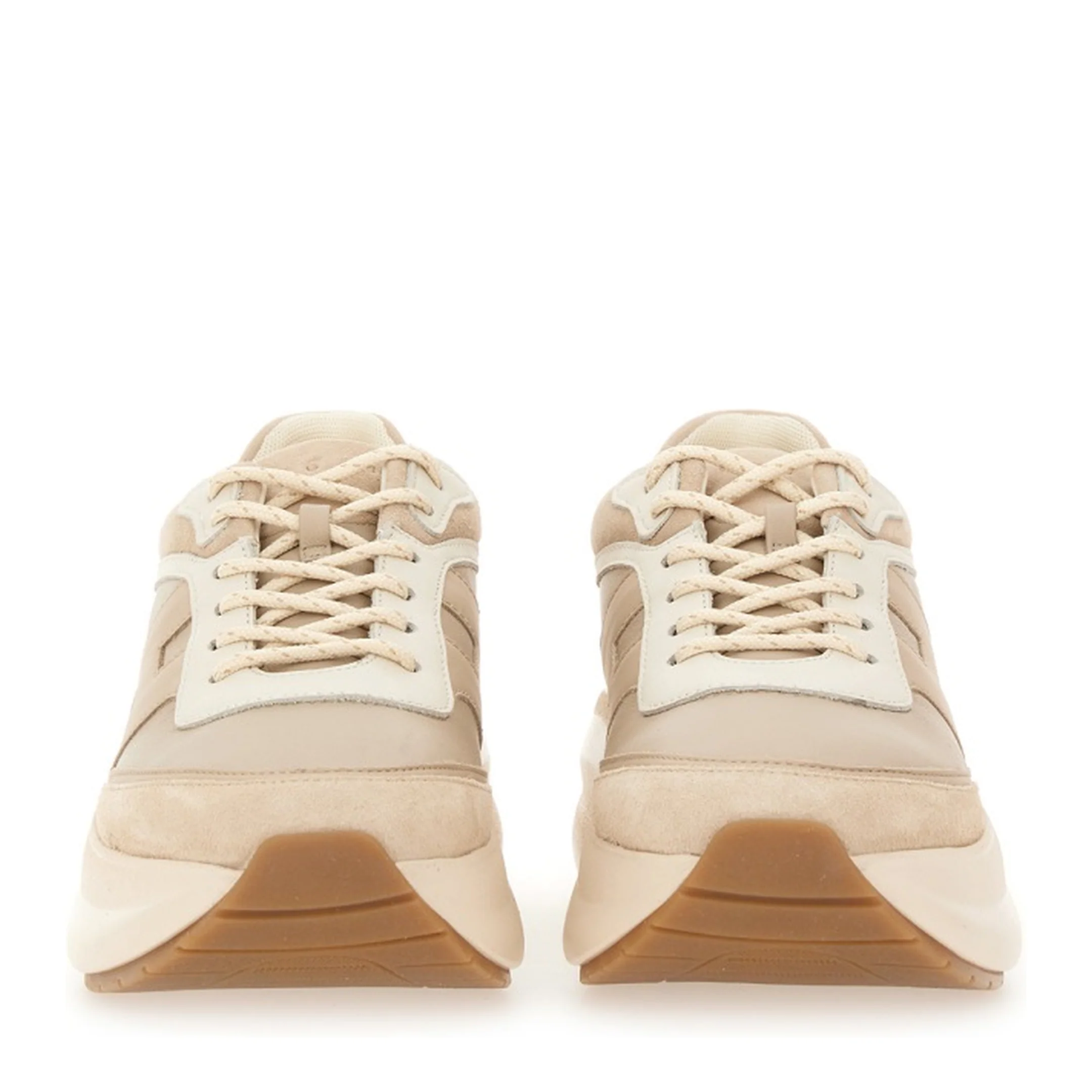 Beige Front Lace-Up Fastening - Image 4