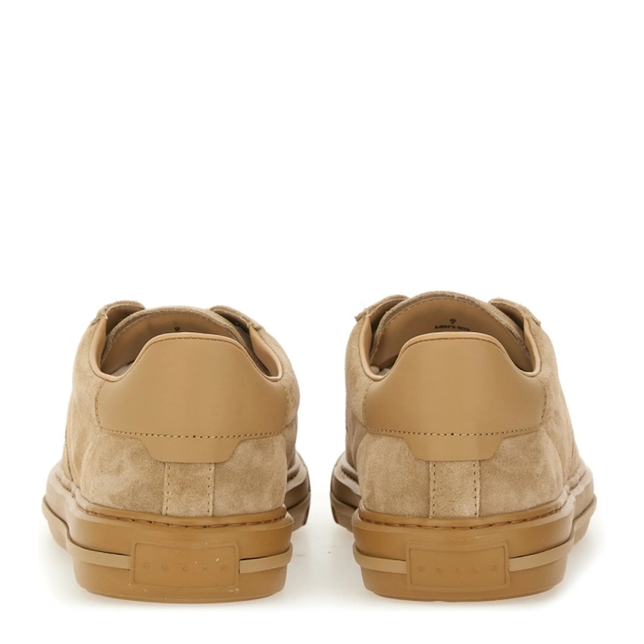 Beige Front Lace-Up Fastening Sneakers - Image 3