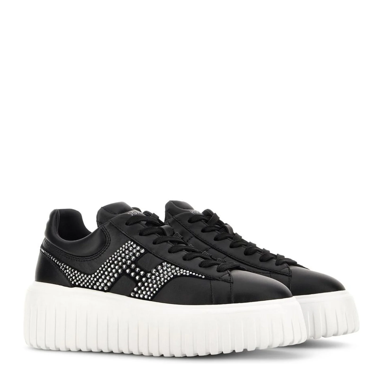 H-Stripes Sneakers Black Silver - Image 2