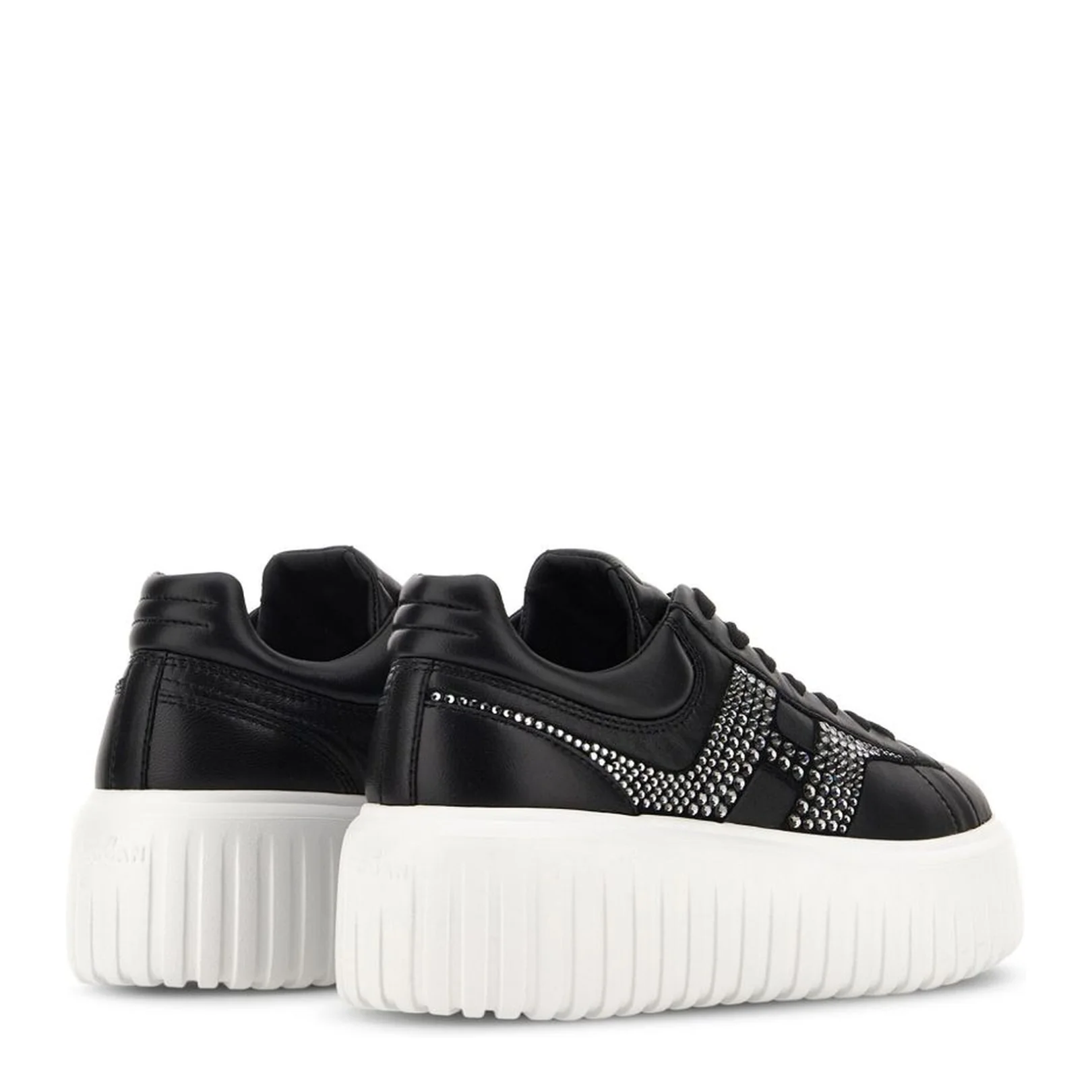 H-Stripes Sneakers Black Silver - Image 5