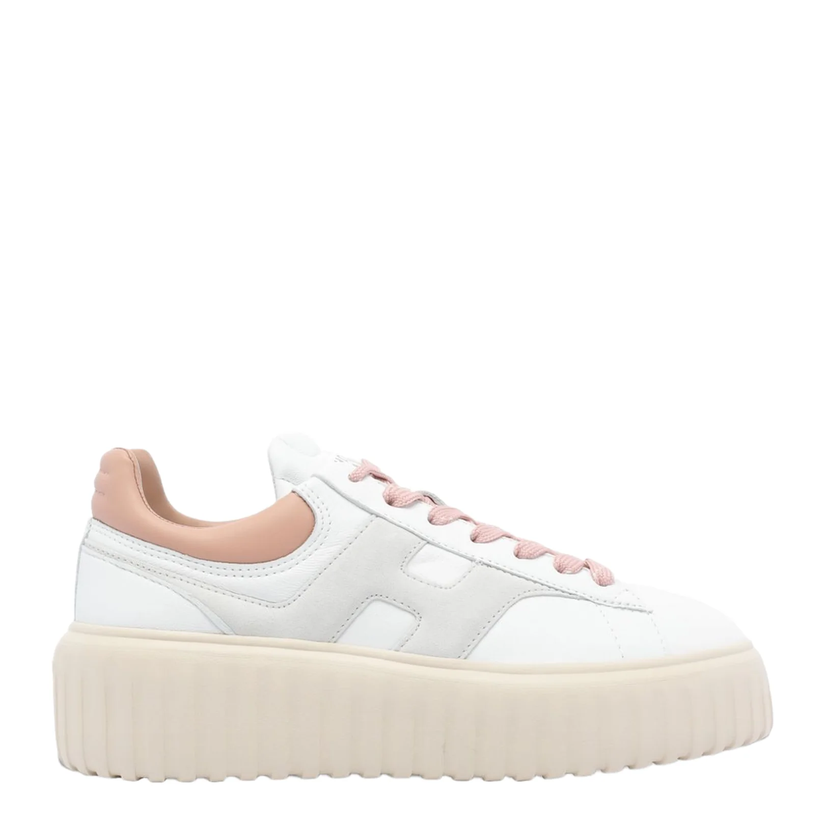 H-Stripes Sneakers White Grey Pink