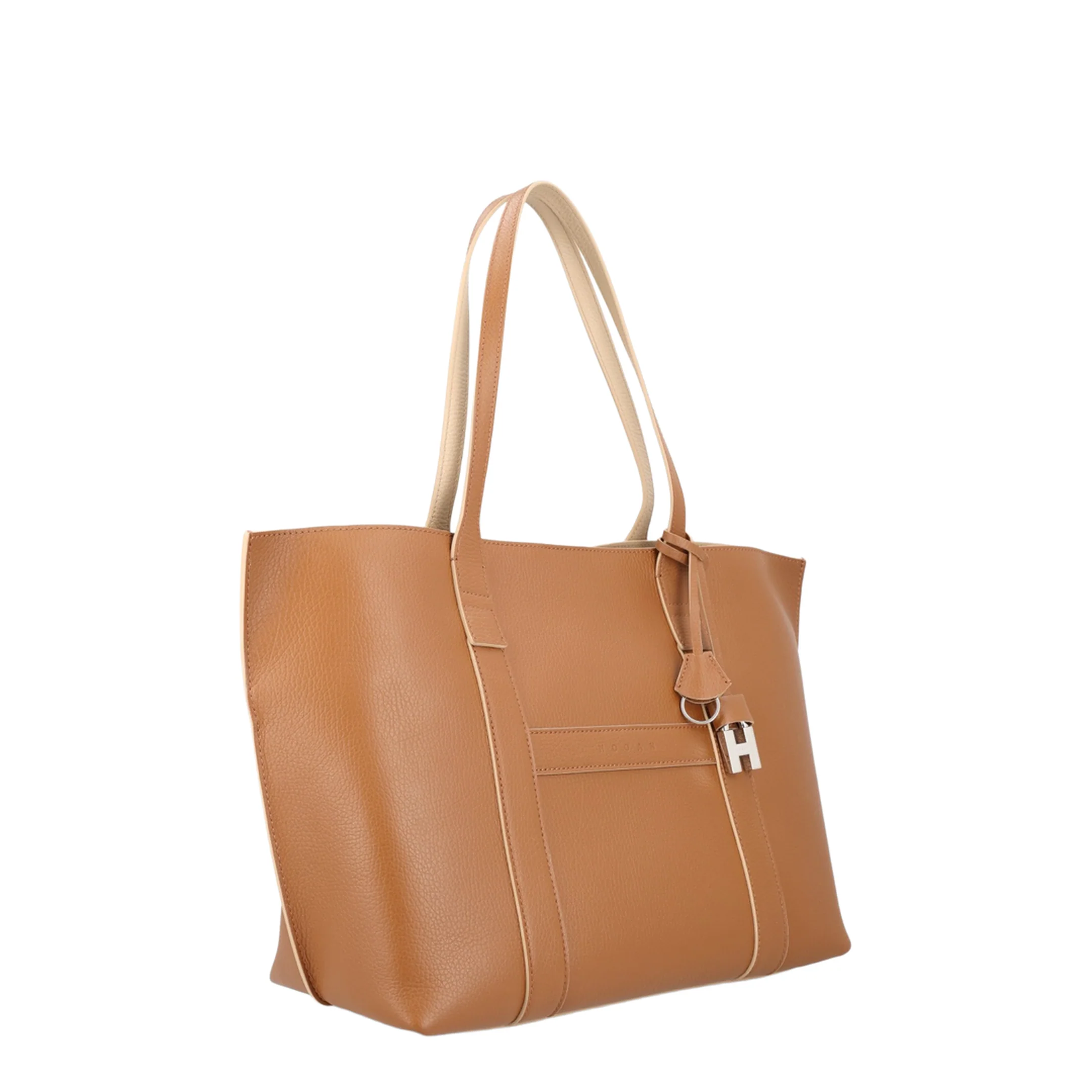 Script Shopping Bag Medium Brown - Image 2