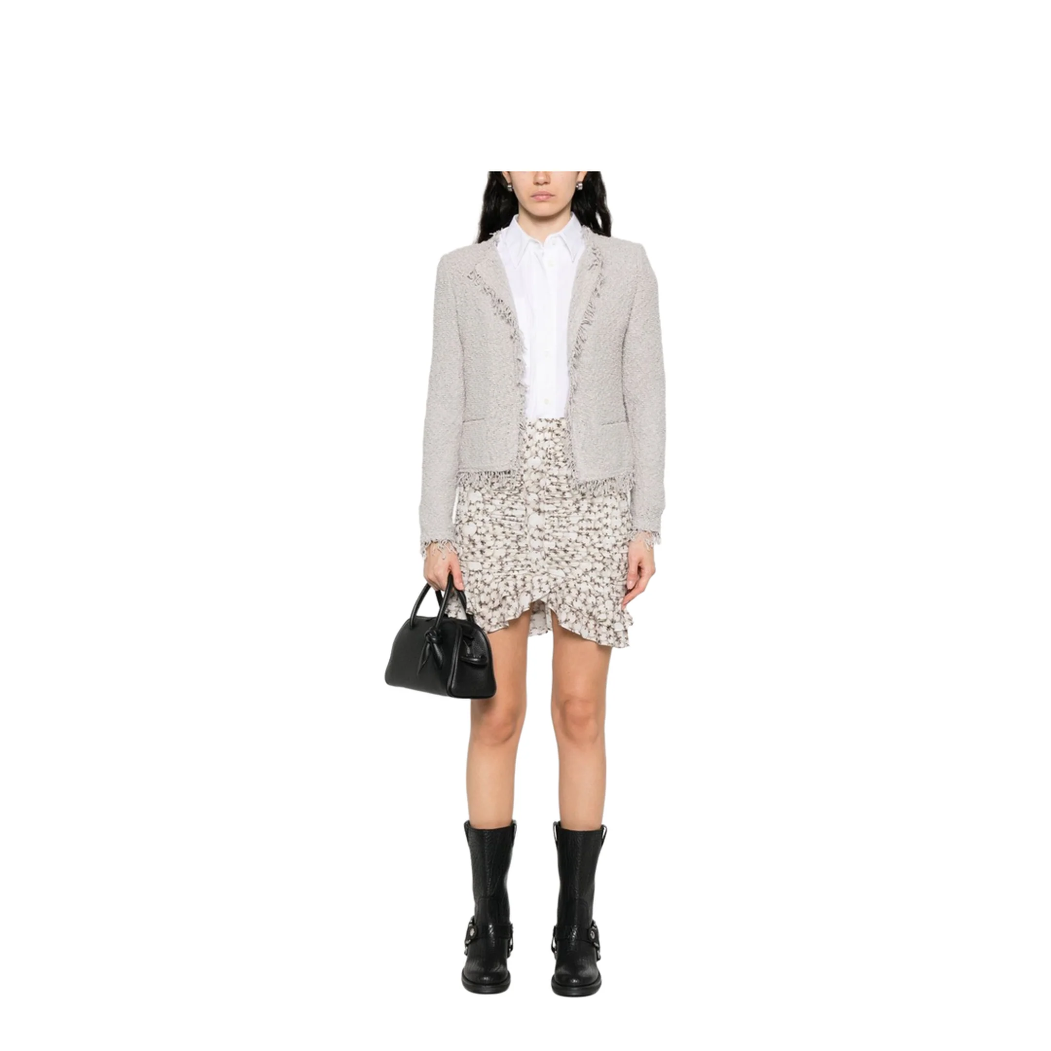 Cotton Jacket - Light Grey - Image 2