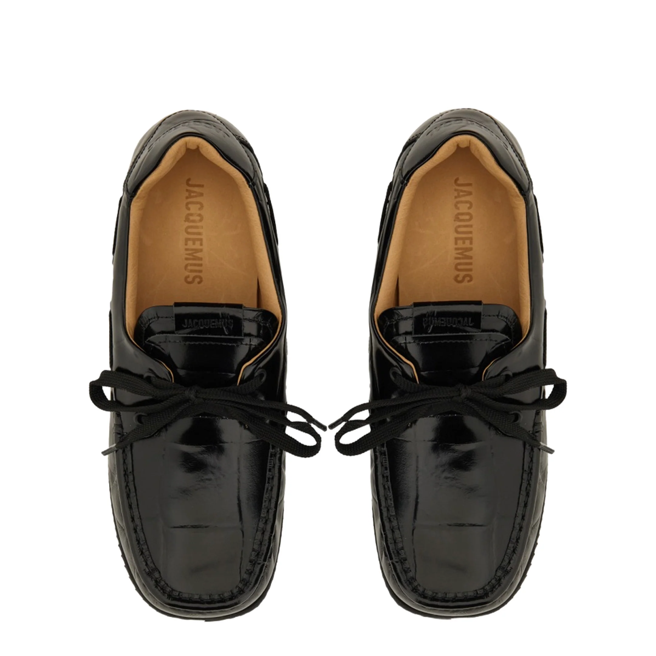 Lace-Up Shoes - Black - Image 6
