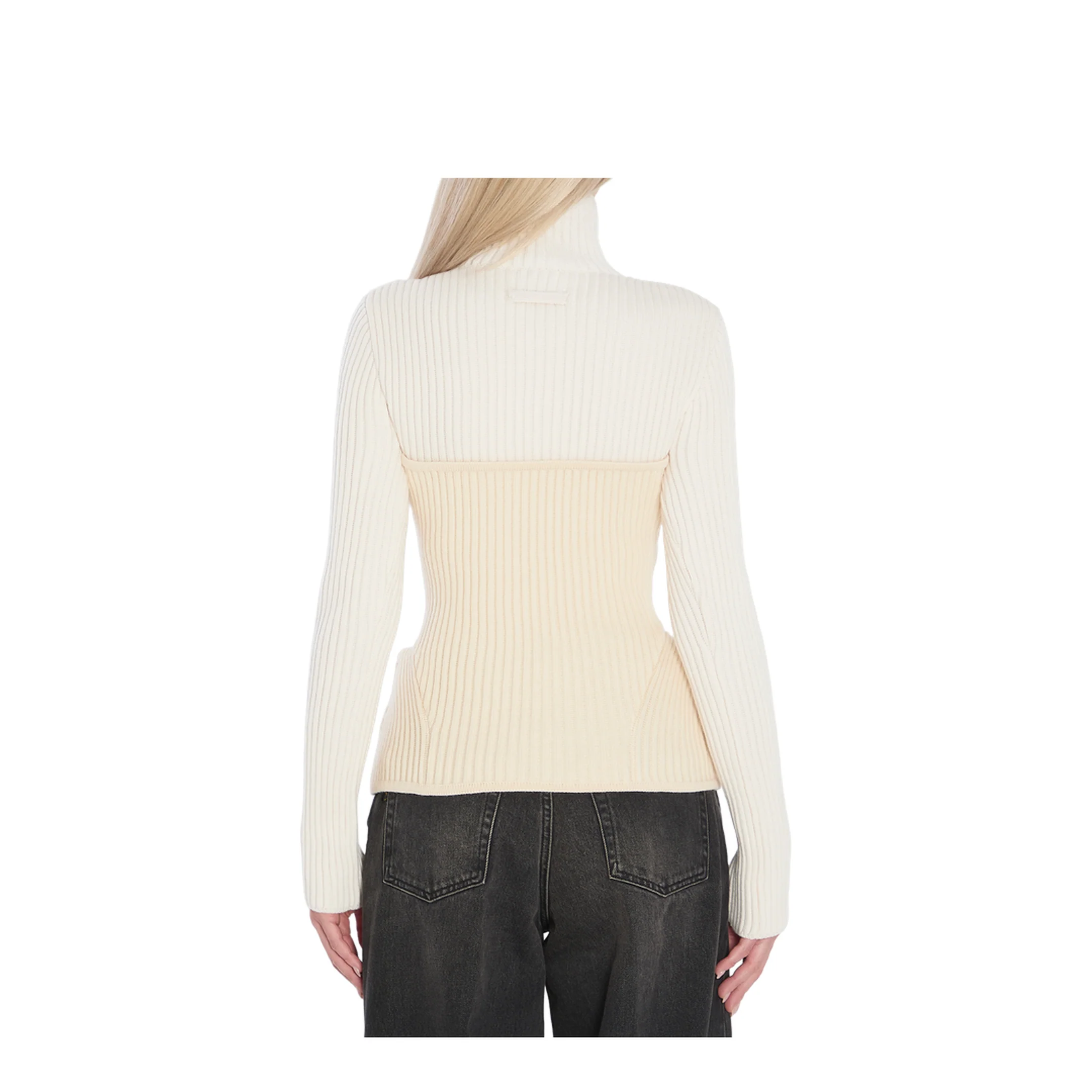 Ribbed Knit Pullover - Image 4