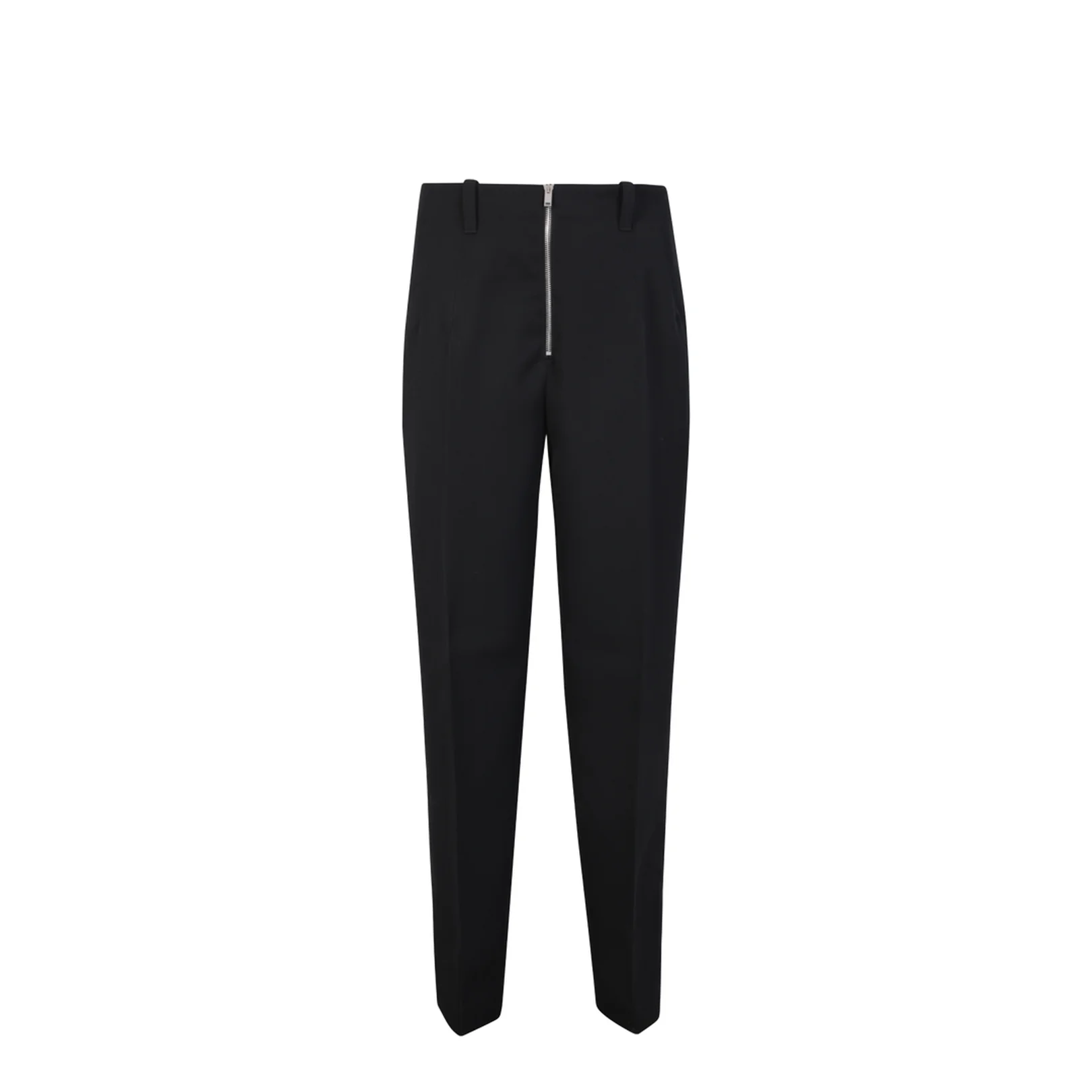 Adjustable drawstring waist. Tapered cut. Front zip closure. Side pockets. - Image 3