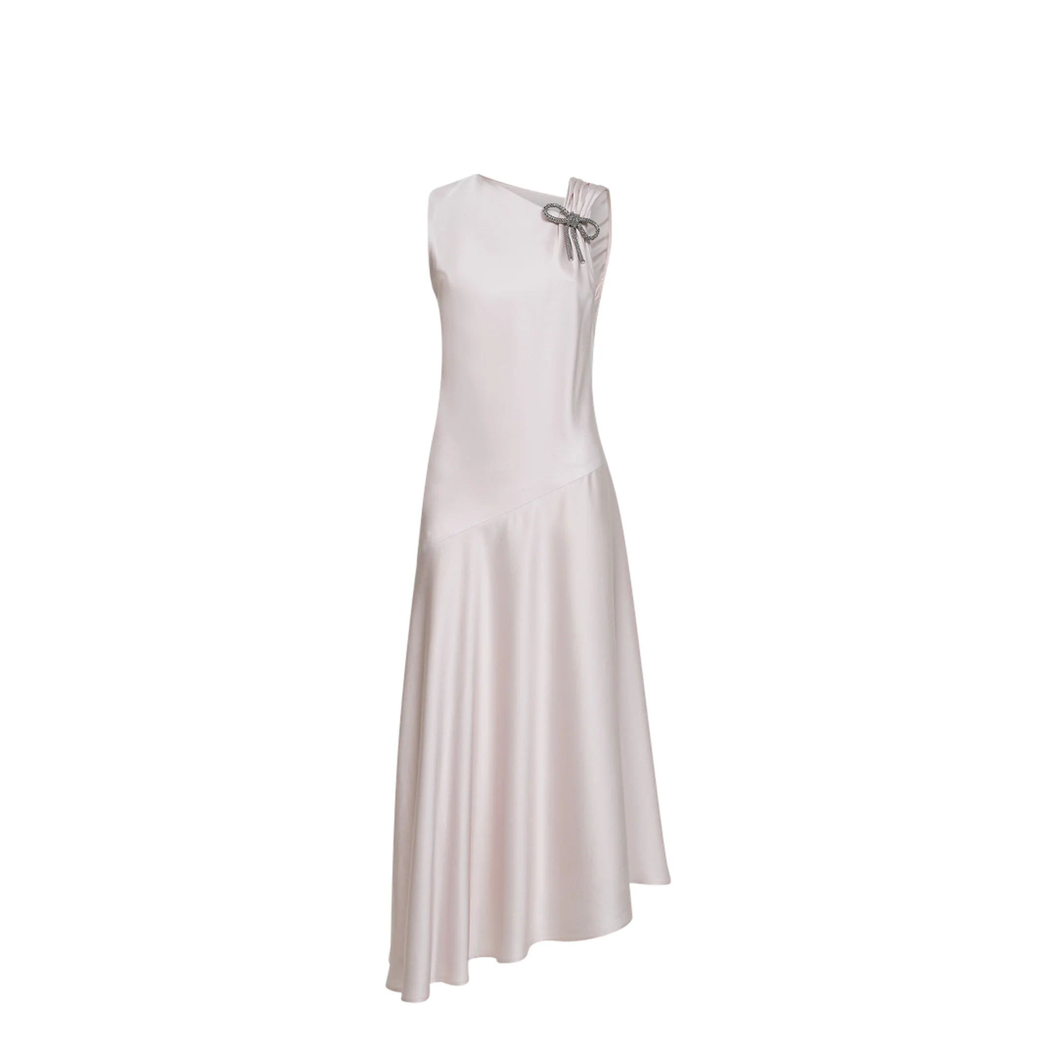 Asymetric Dress with Diagonal Cut - Image 3