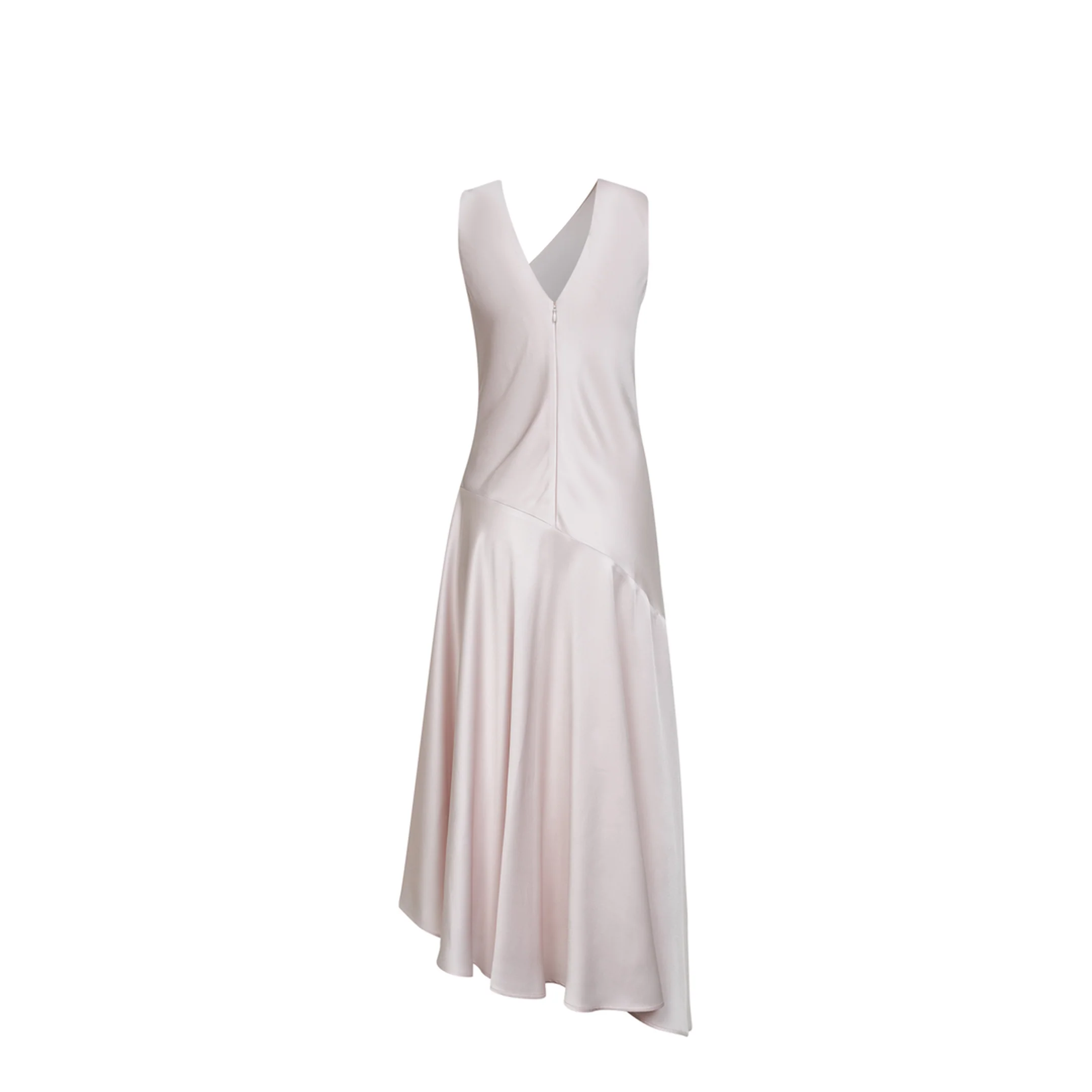 Asymetric Dress with Diagonal Cut - Image 4