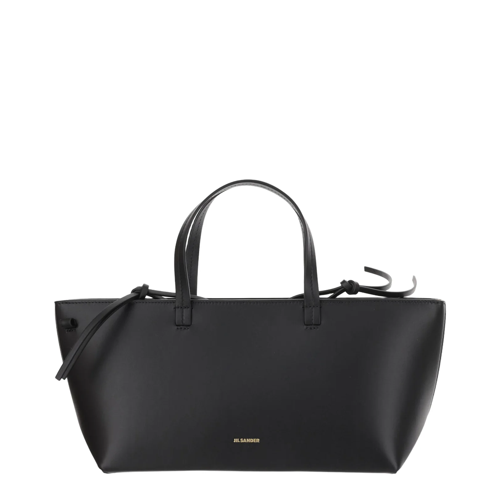 Bateau Black Leather Seal Bag