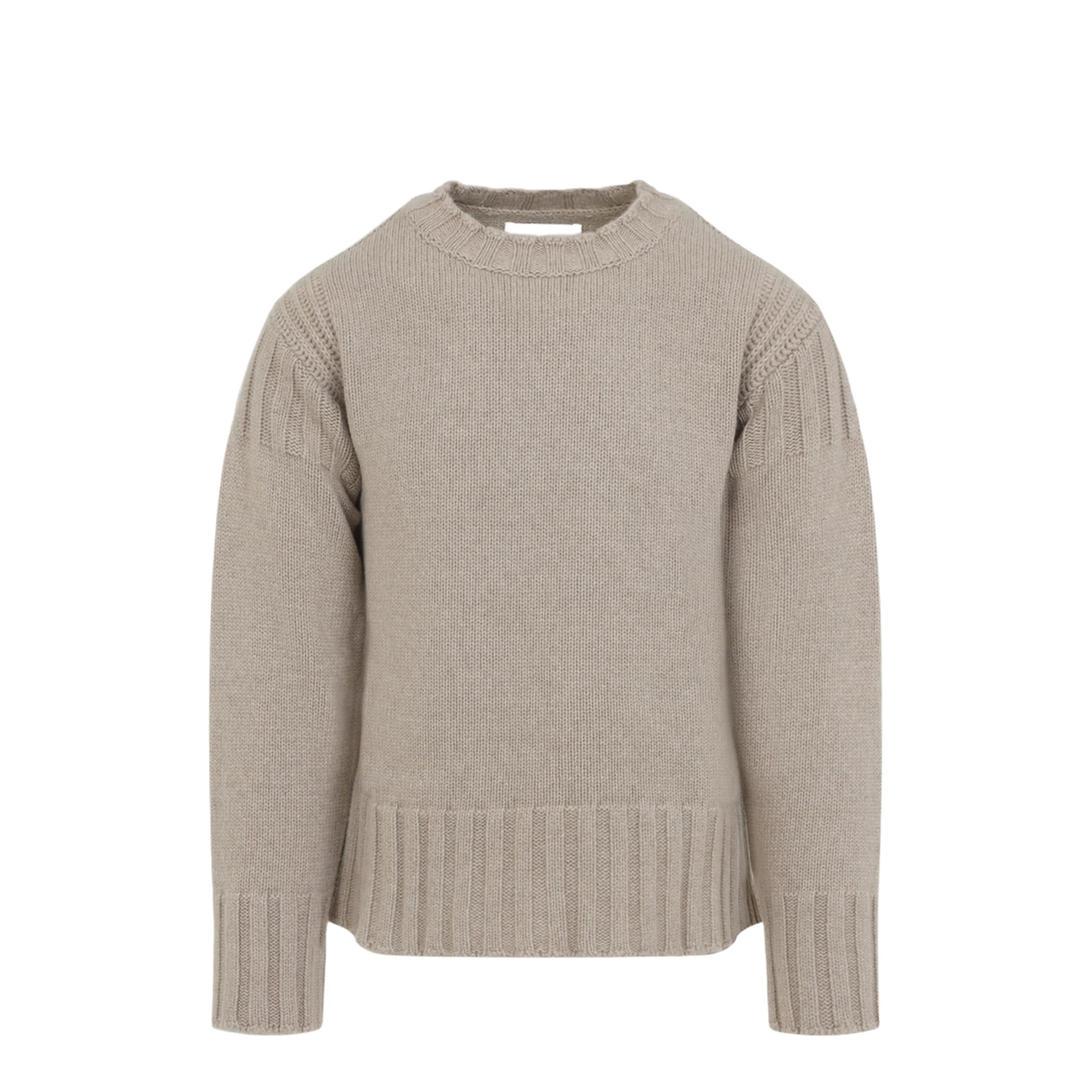 Beige Cashmere Sweater - Image 2