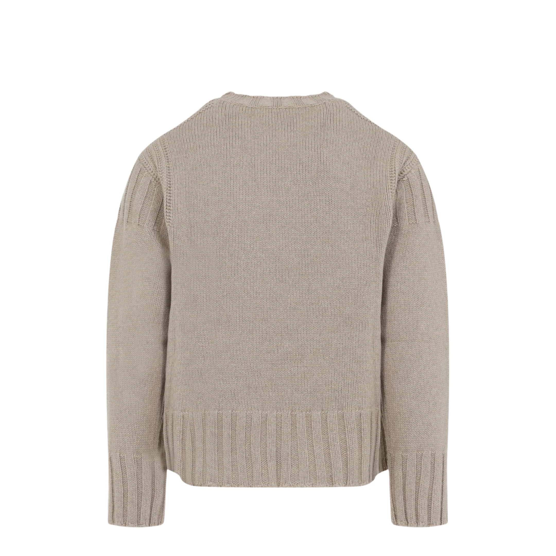 Beige Cashmere Sweater - Image 3