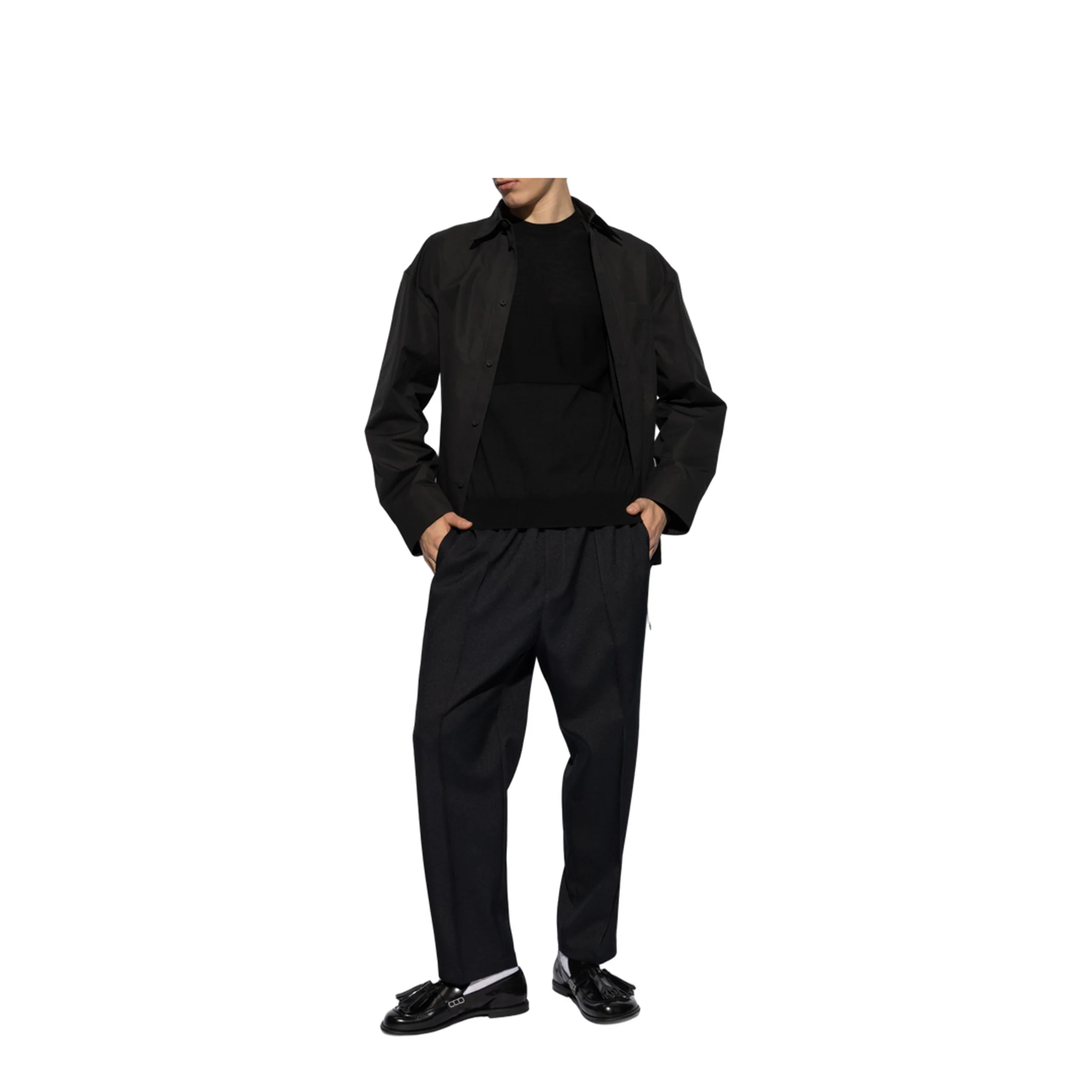 Black Crewneck Wool Knit - Image 5