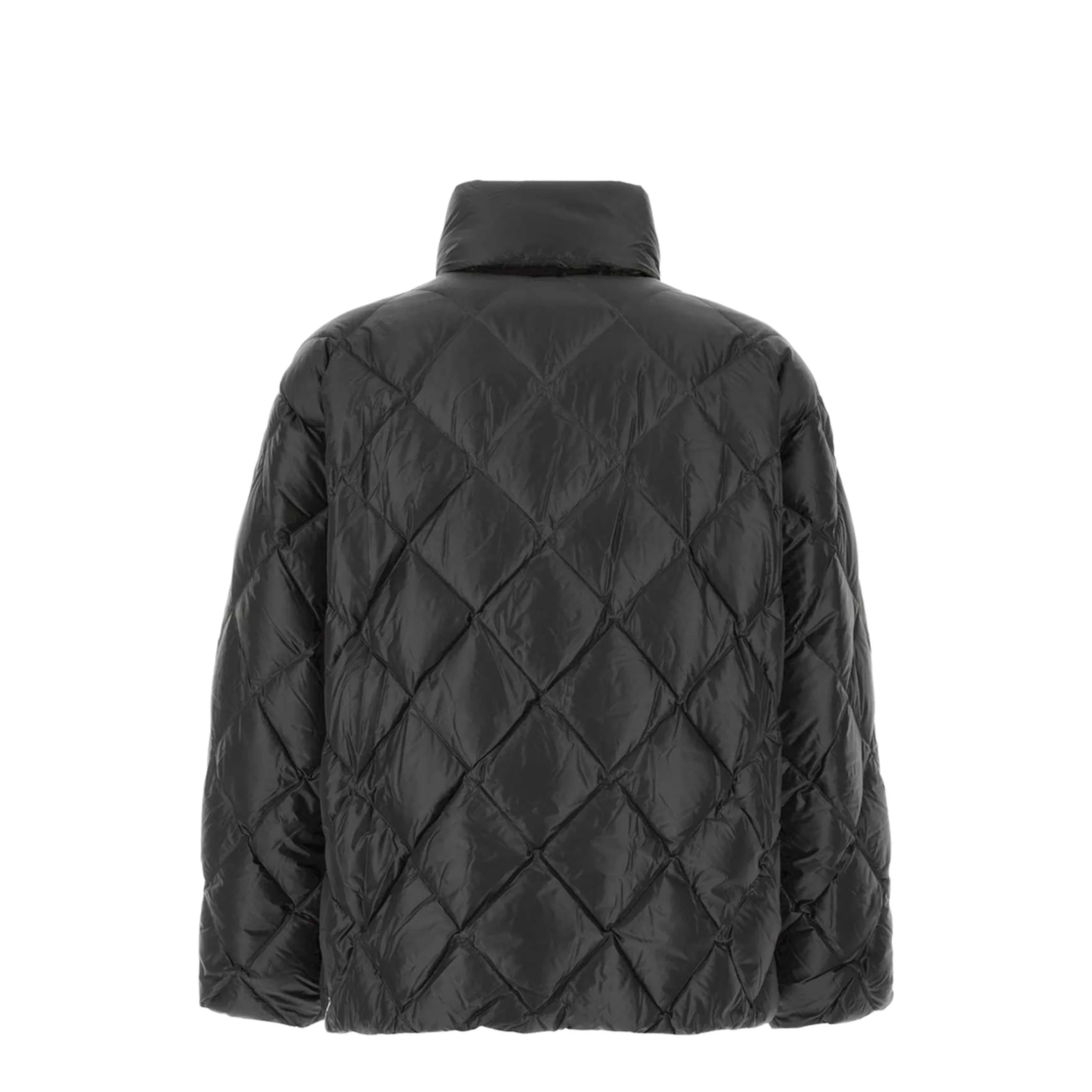 Black Nylon Down Jacket - Image 2