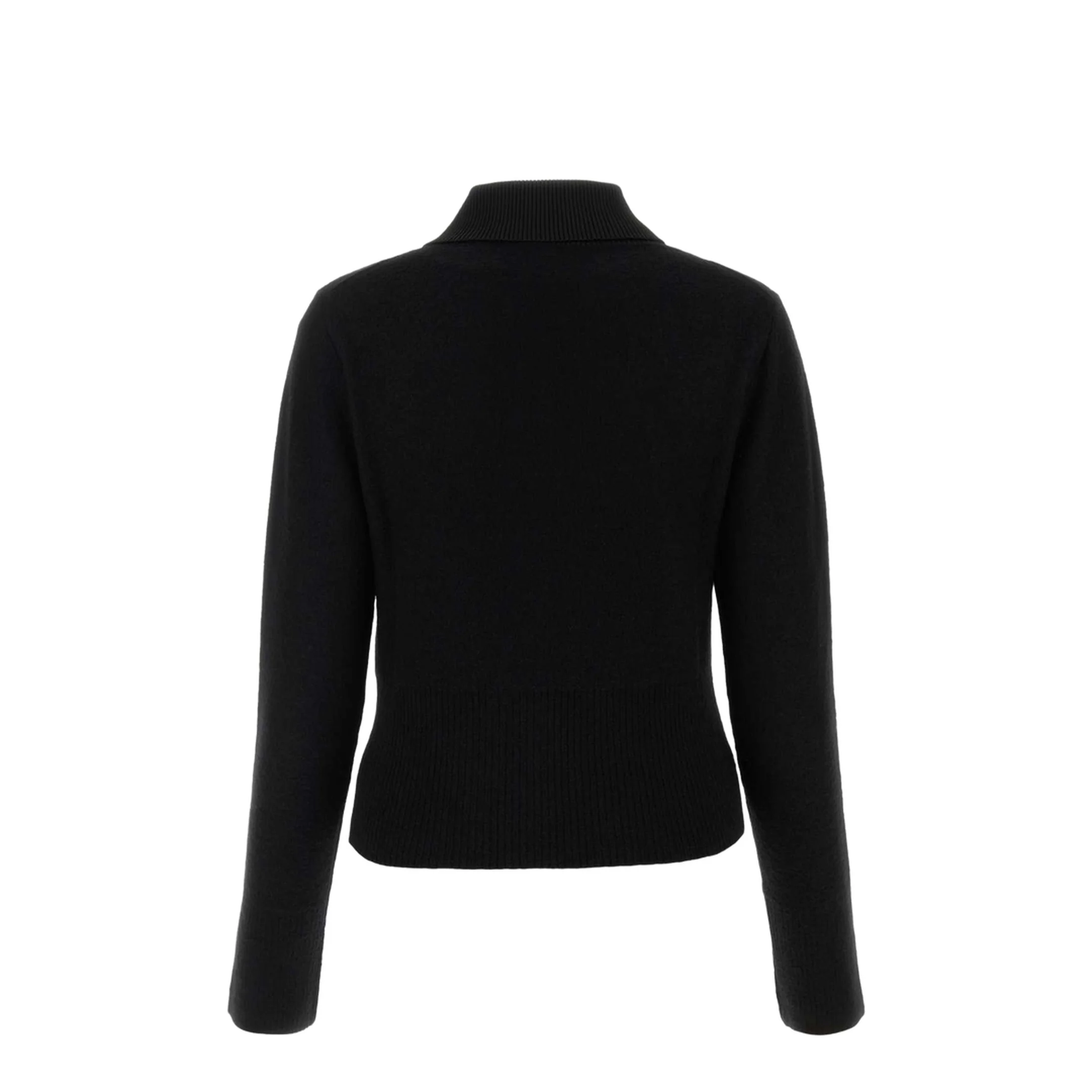Black Wool Blend Sweater - Image 4