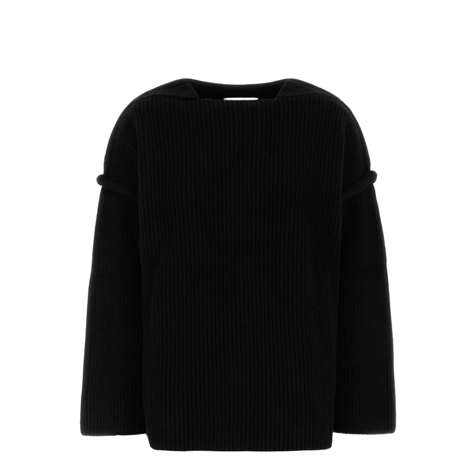 Black Wool Sweater - Image 3