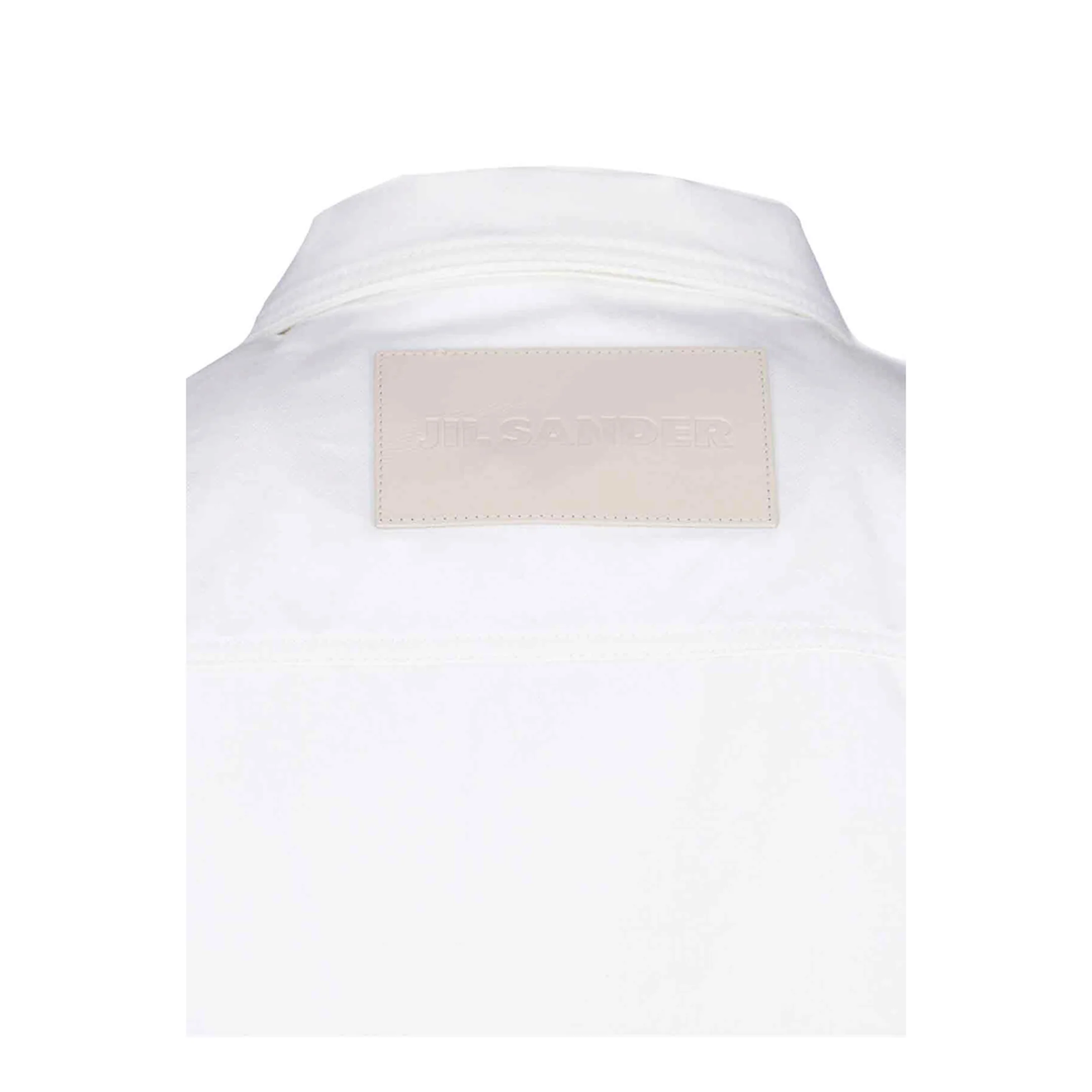 Denim Shirt Jacket White - Image 4
