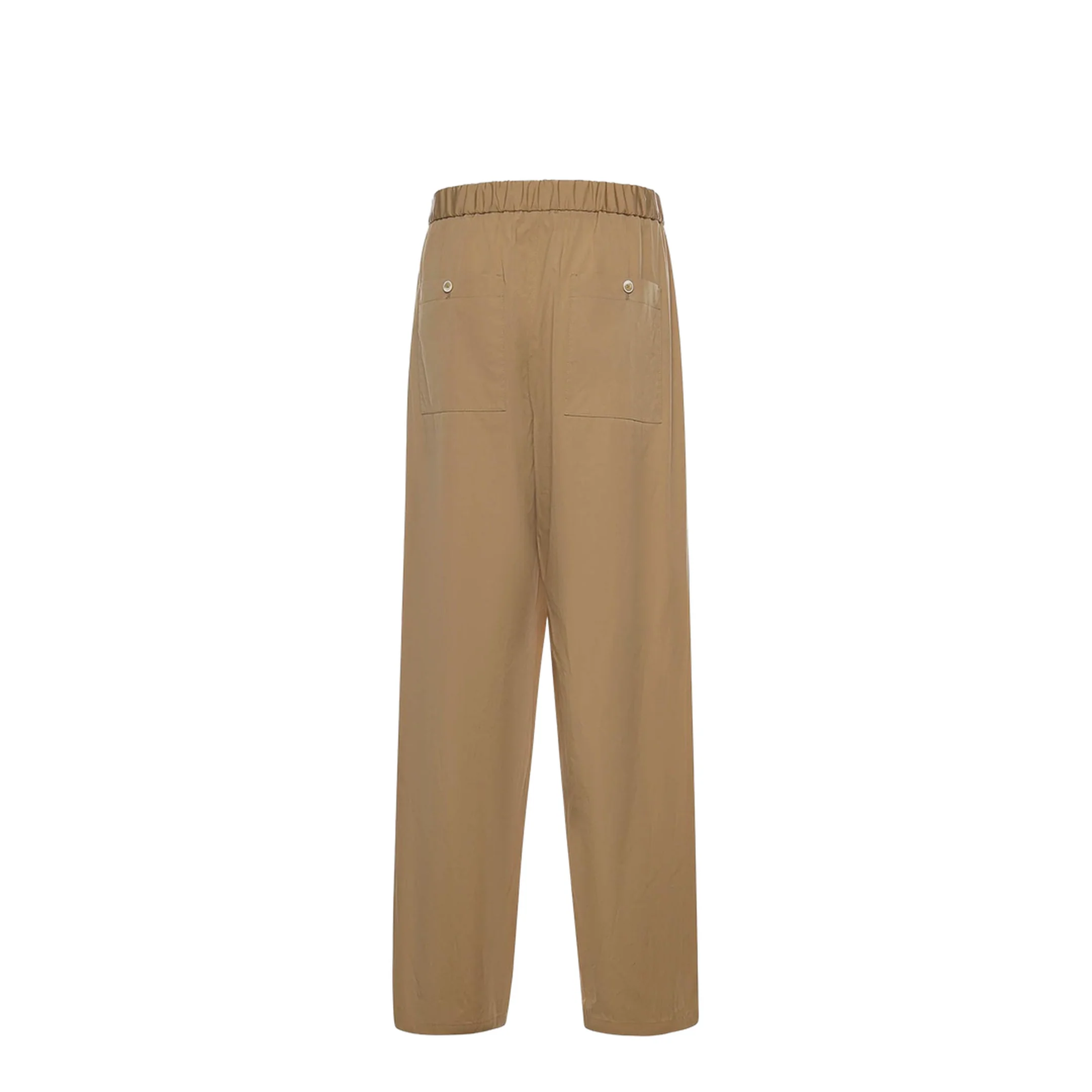 Poplin Cargo Trousers - Beige - Image 3