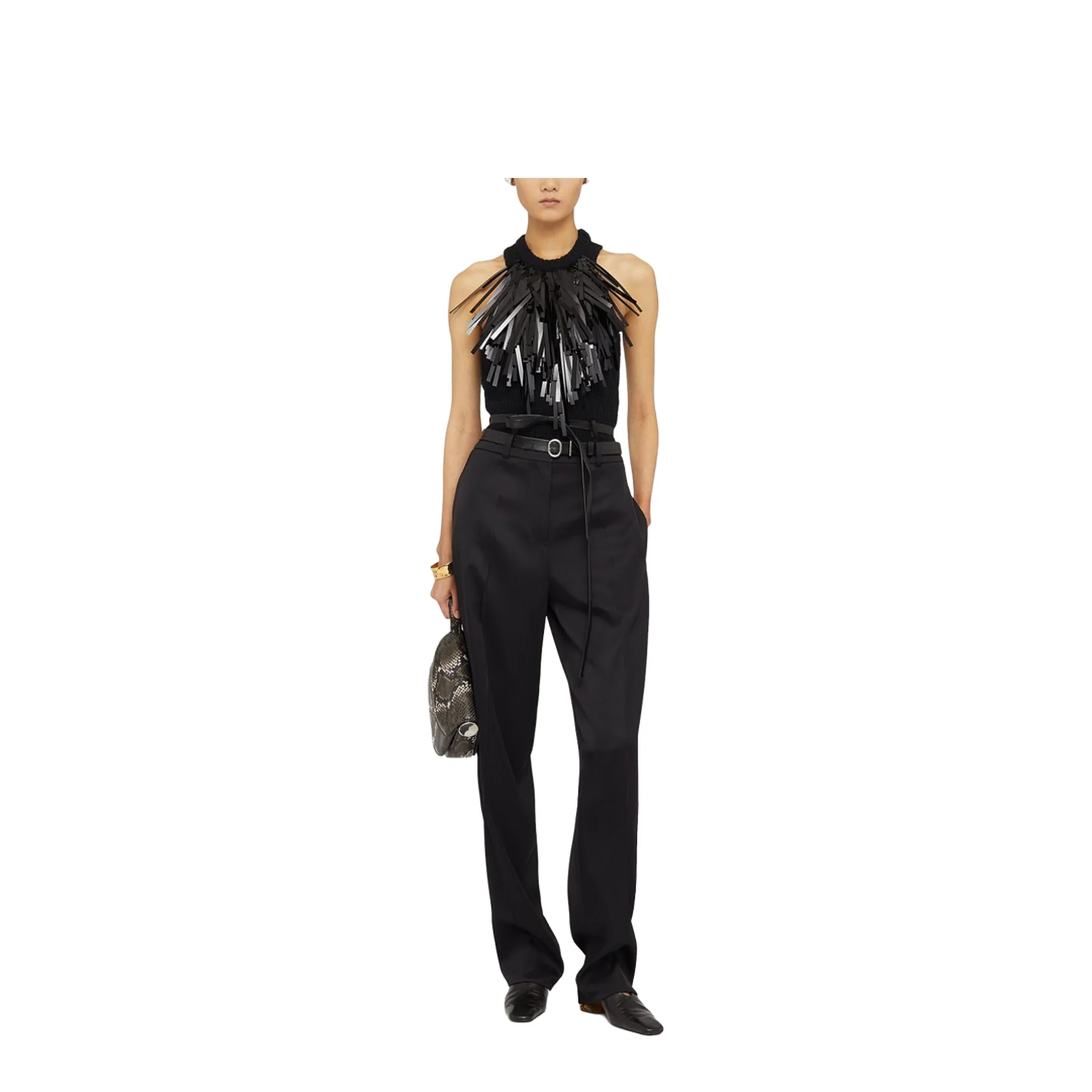 Cotton Top Sequined Fringes - Image 2