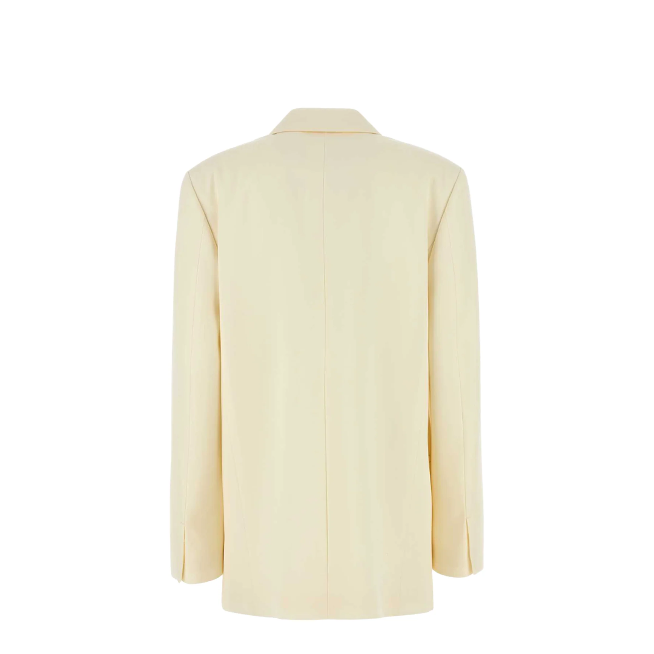 Cream Wool Blazer - Image 2