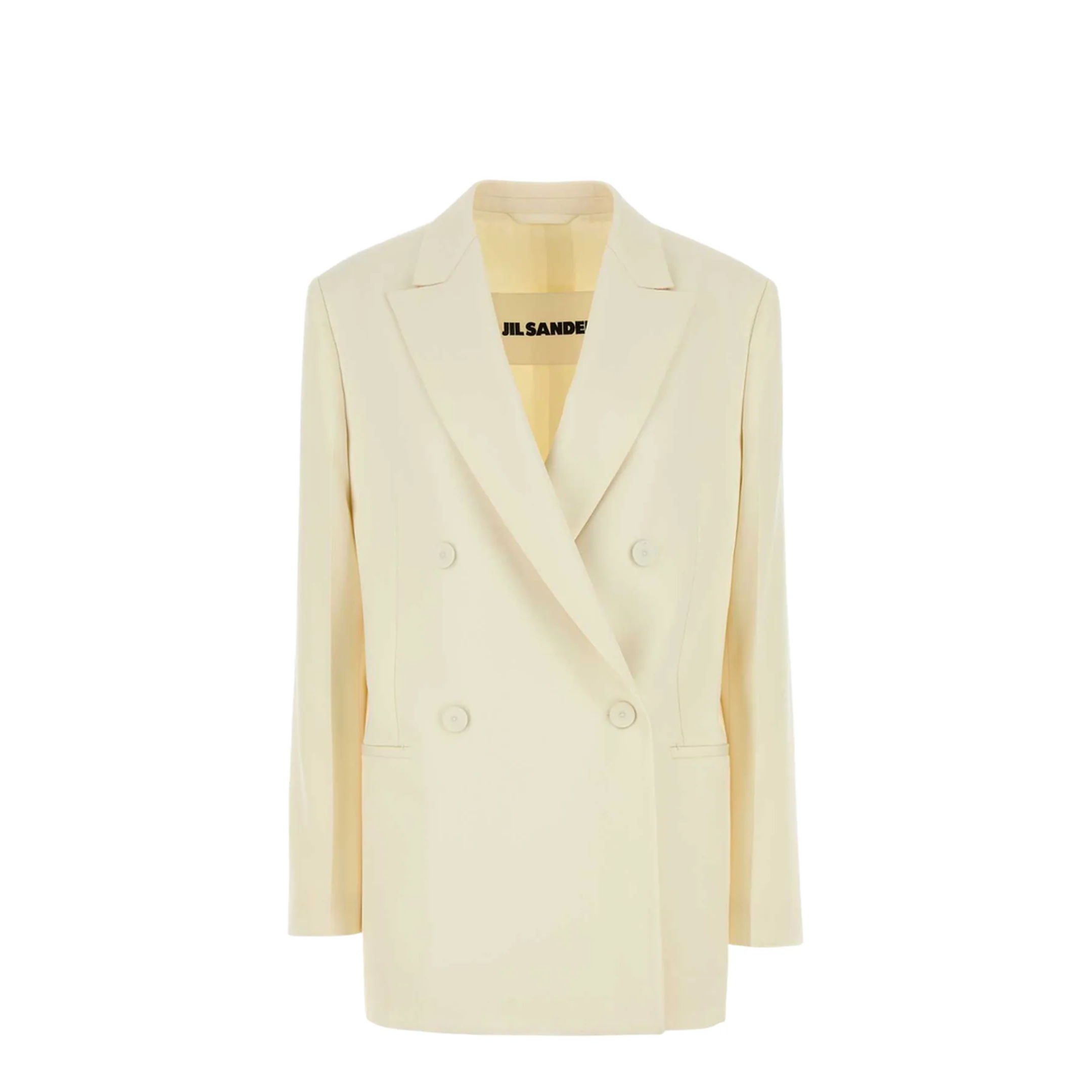 Cream Wool Blazer - Image 3