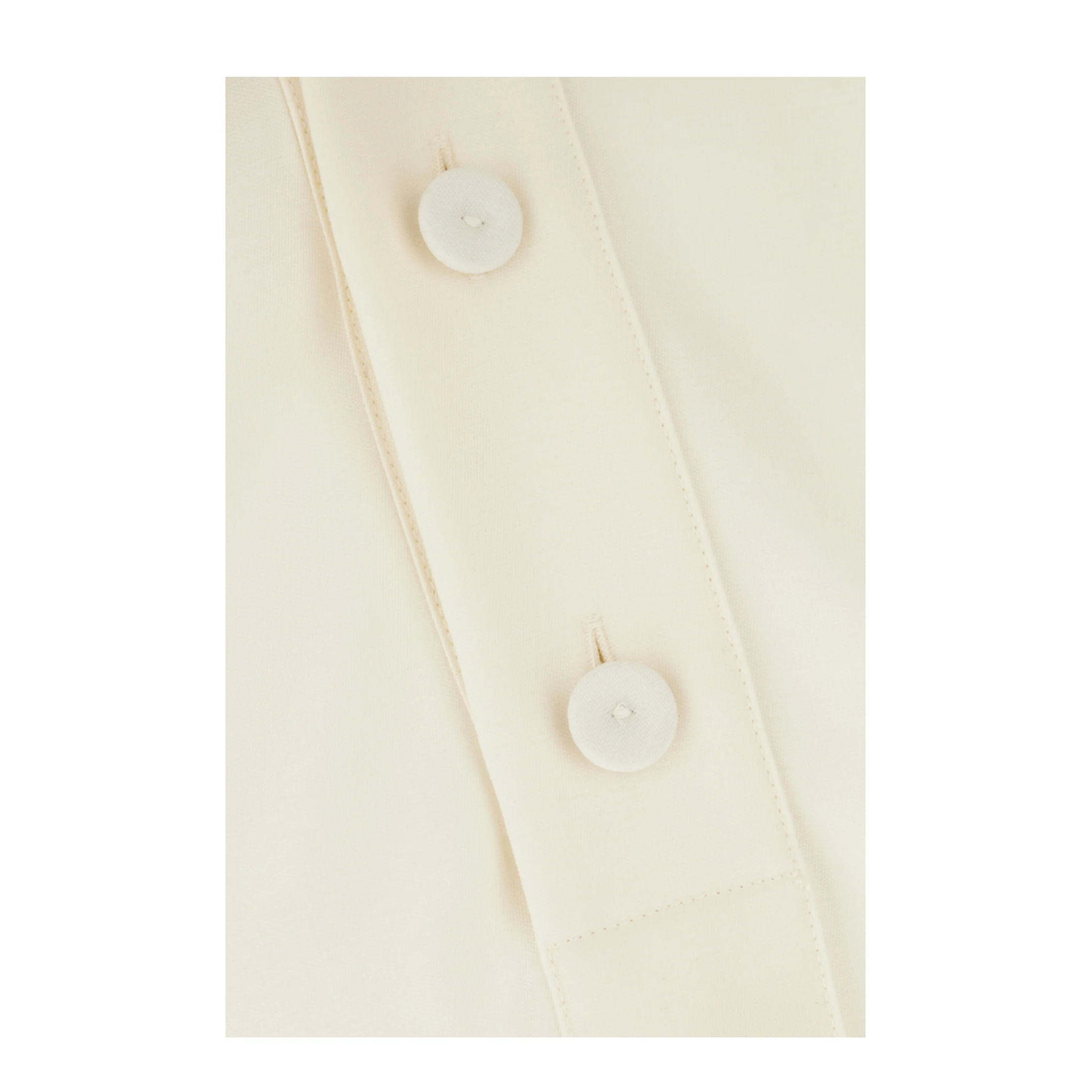 Cream Wool Shirt - Image 3