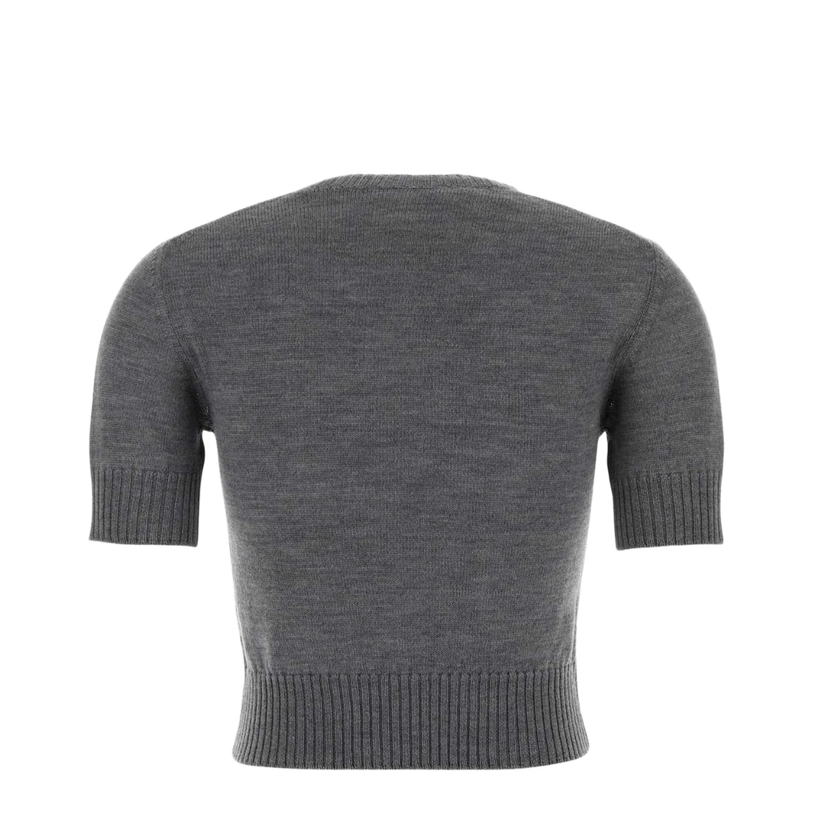 Dark Grey Wool Sweater - Image 2