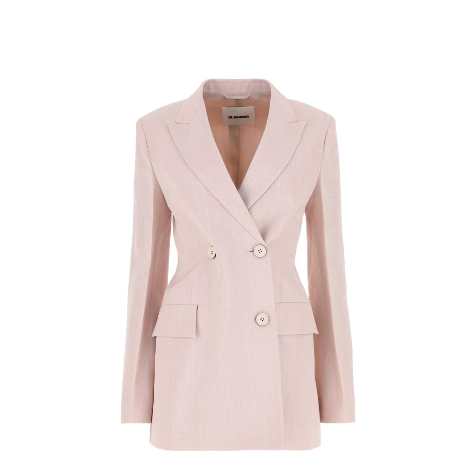 Double Breast Blazer Jacket Pink - Image 2