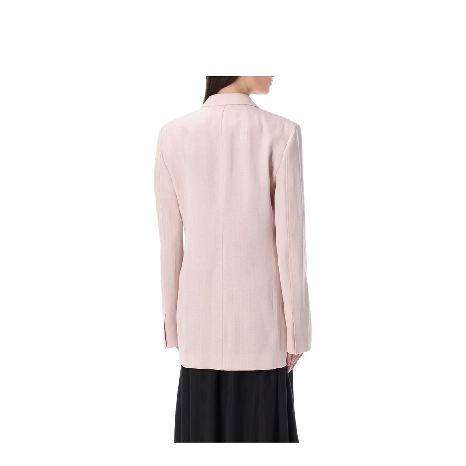 Double Breast Blazer Jacket Pink - Image 5