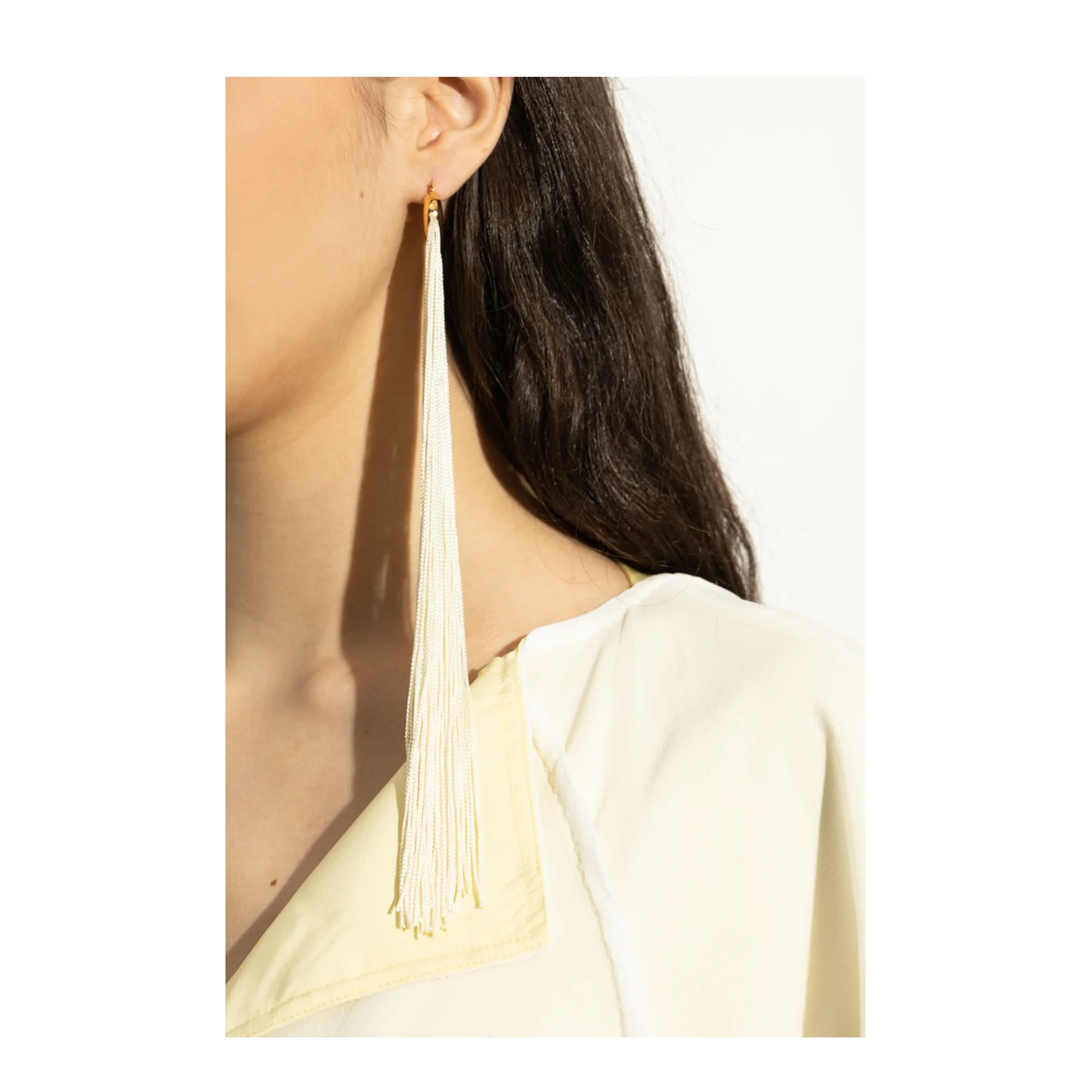 Earrings with Long Tassels - Image 2