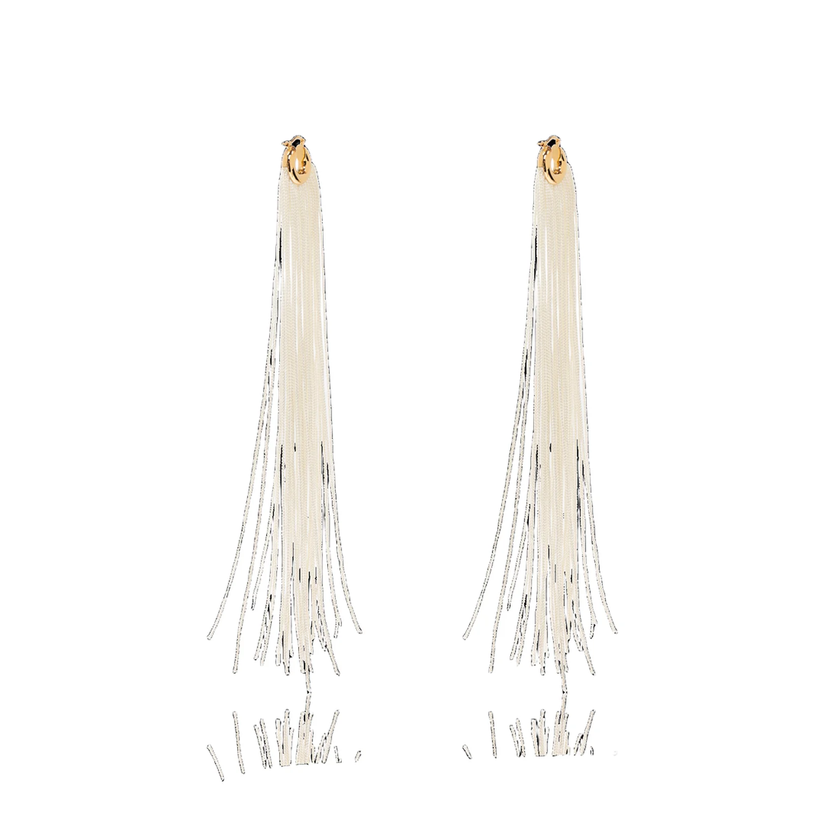 Earrings with Long Tassels - Image 3