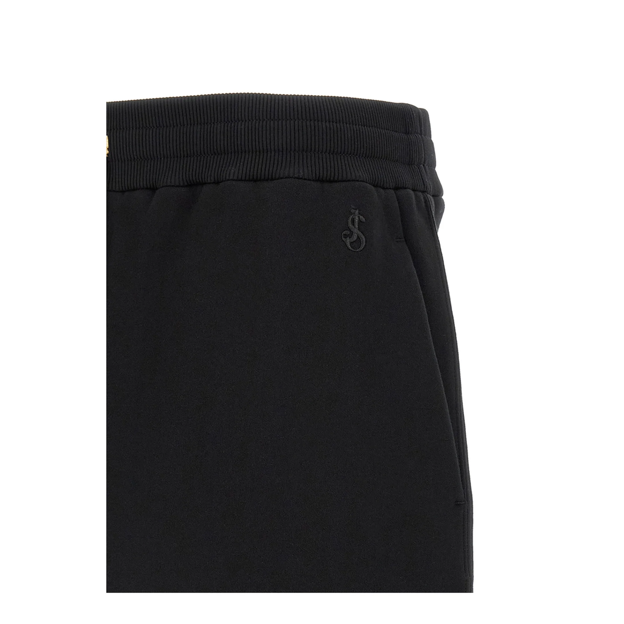 Drawstring Bermuda Shorts - Black - Image 4