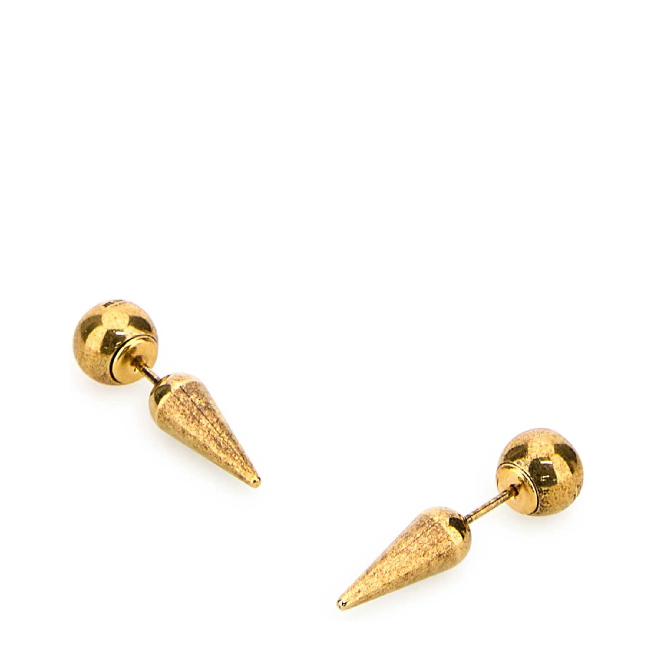 Gold Metal Earrings - Image 2