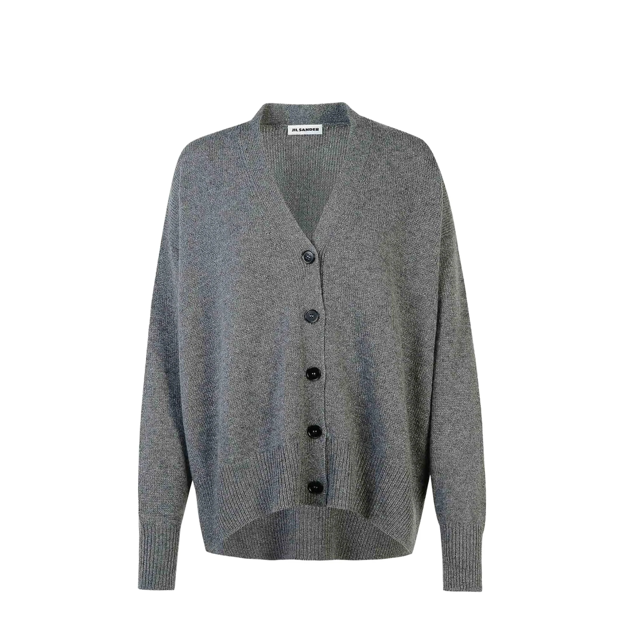 Grey Cashmere Cardigan - Image 3